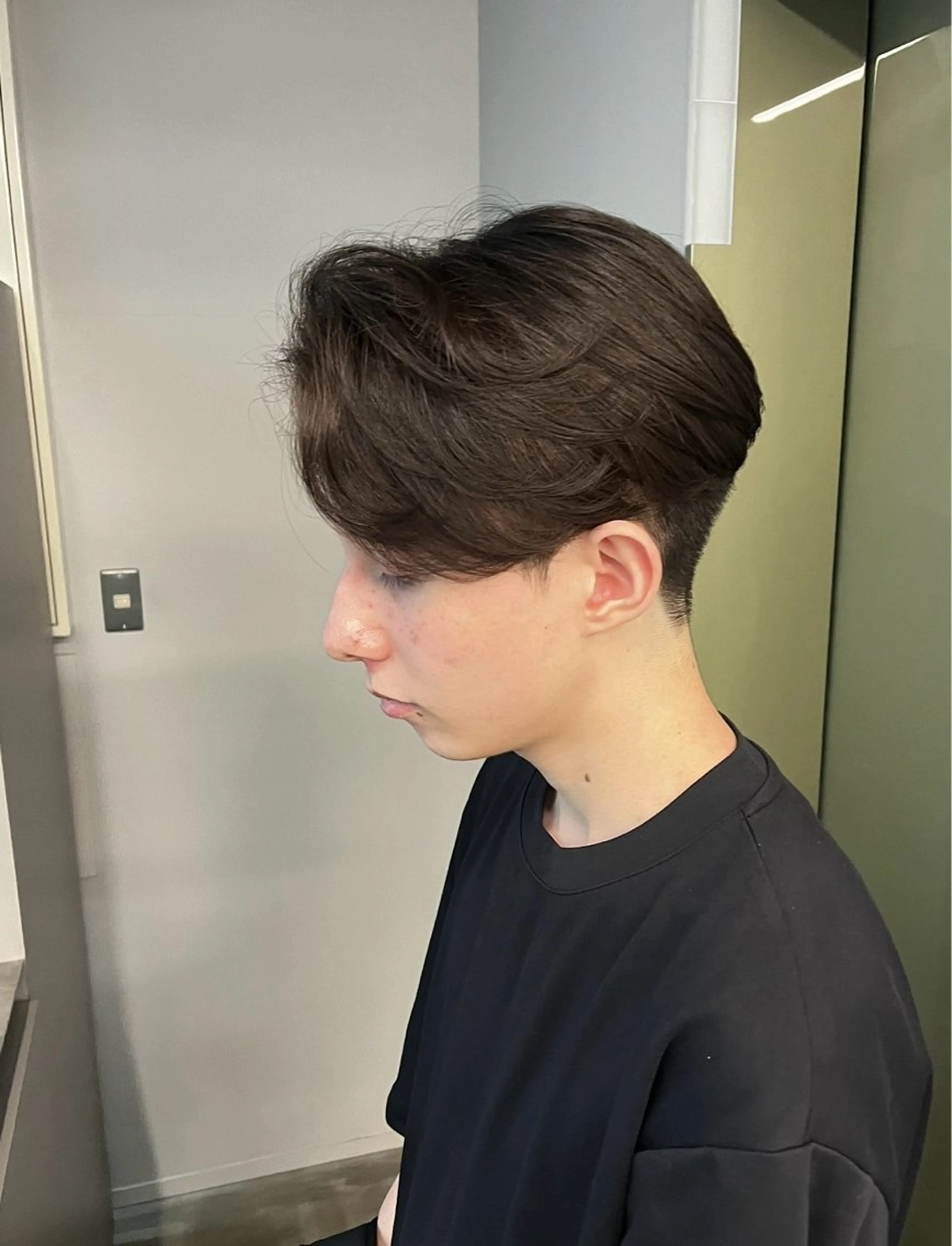 メンズ メンズパーマ カット パーマ ニュアンスパーマ/ ウルフ/ときなのヘアスタイル