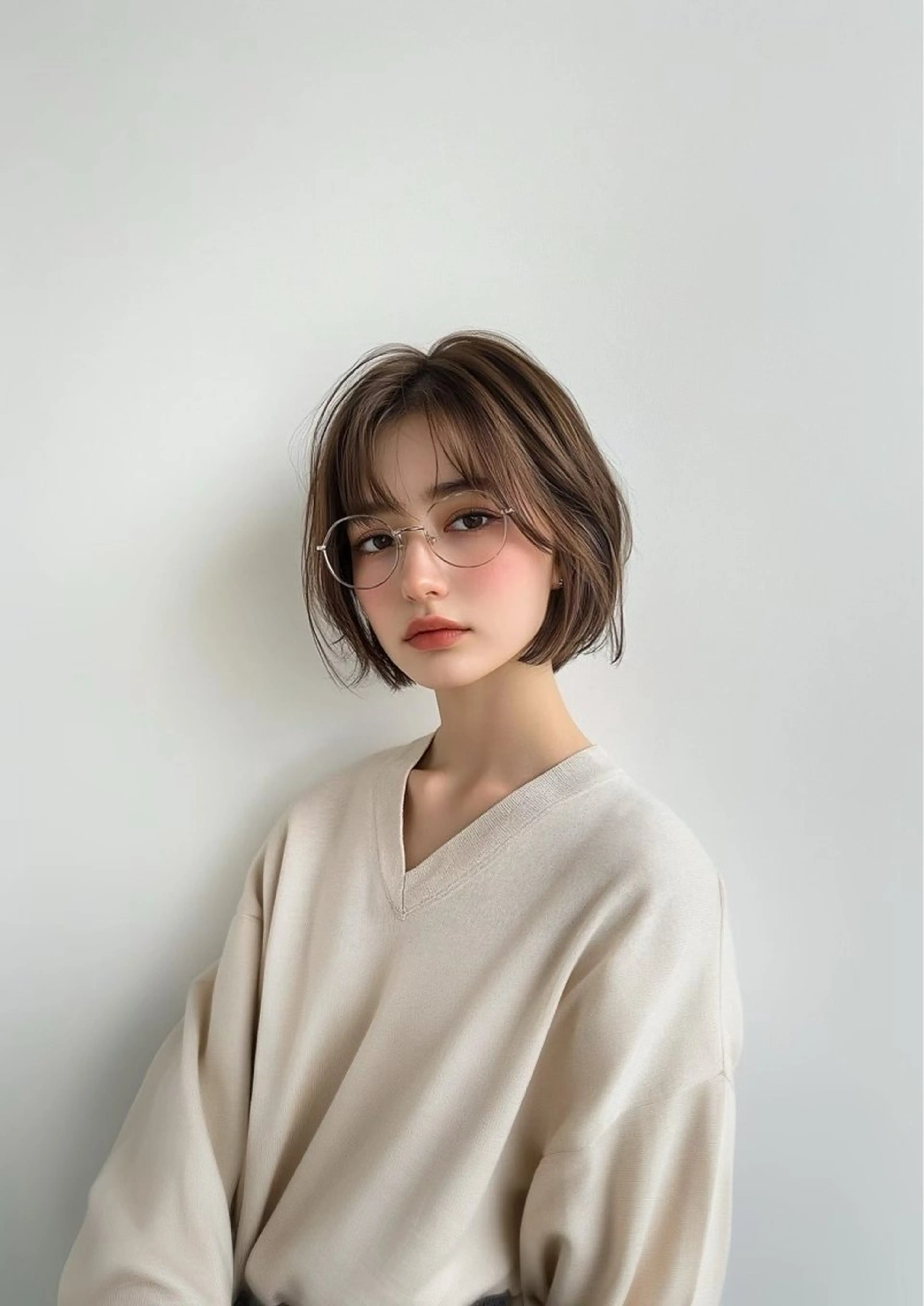 ショート パーマ 韓国レイヤーカット/ 美髪矯正/YUIのヘアスタイル