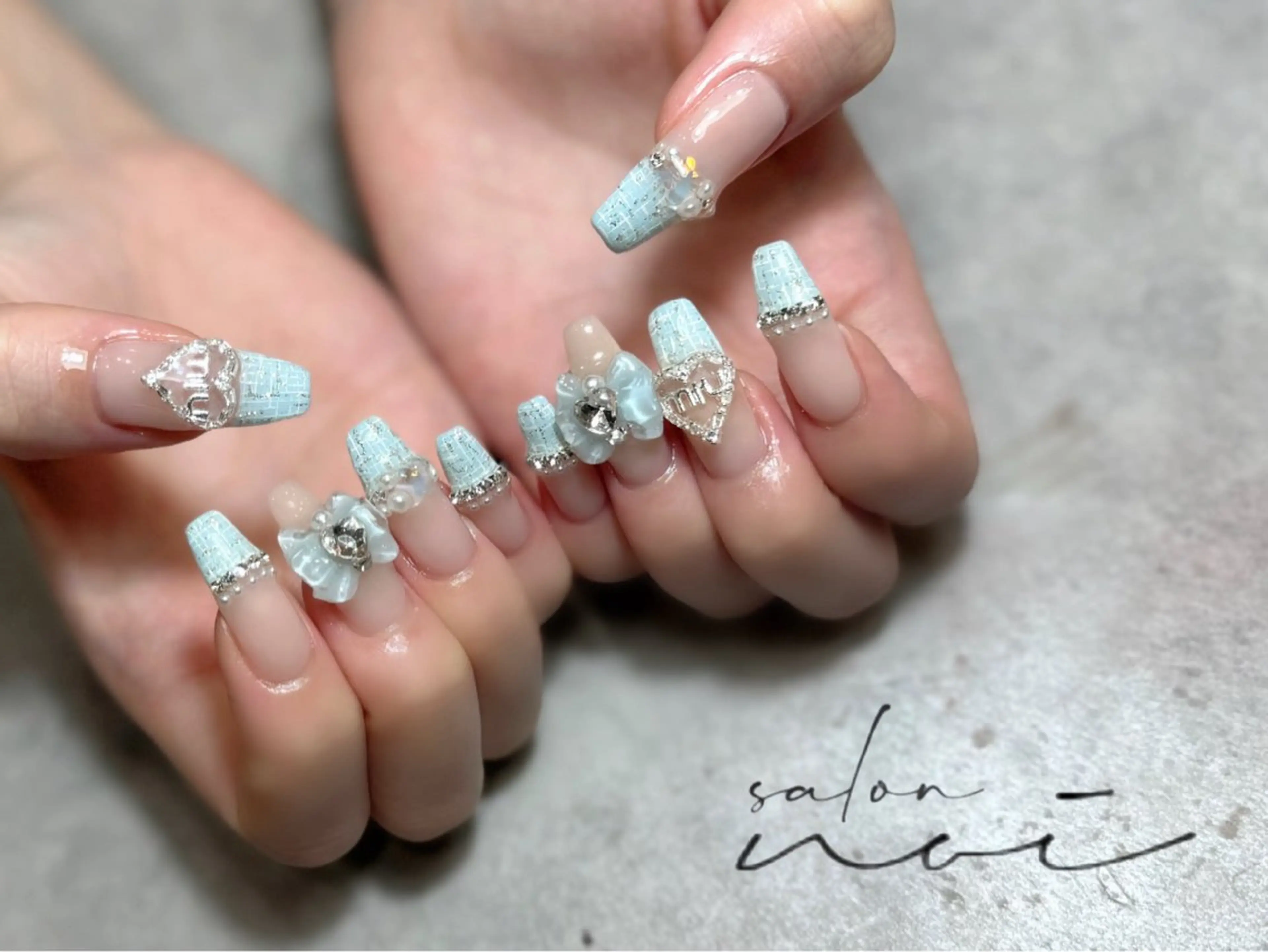 ネイル ツイードネイル ハンドネイル salon noi所属・salon noiのネイルデザイン