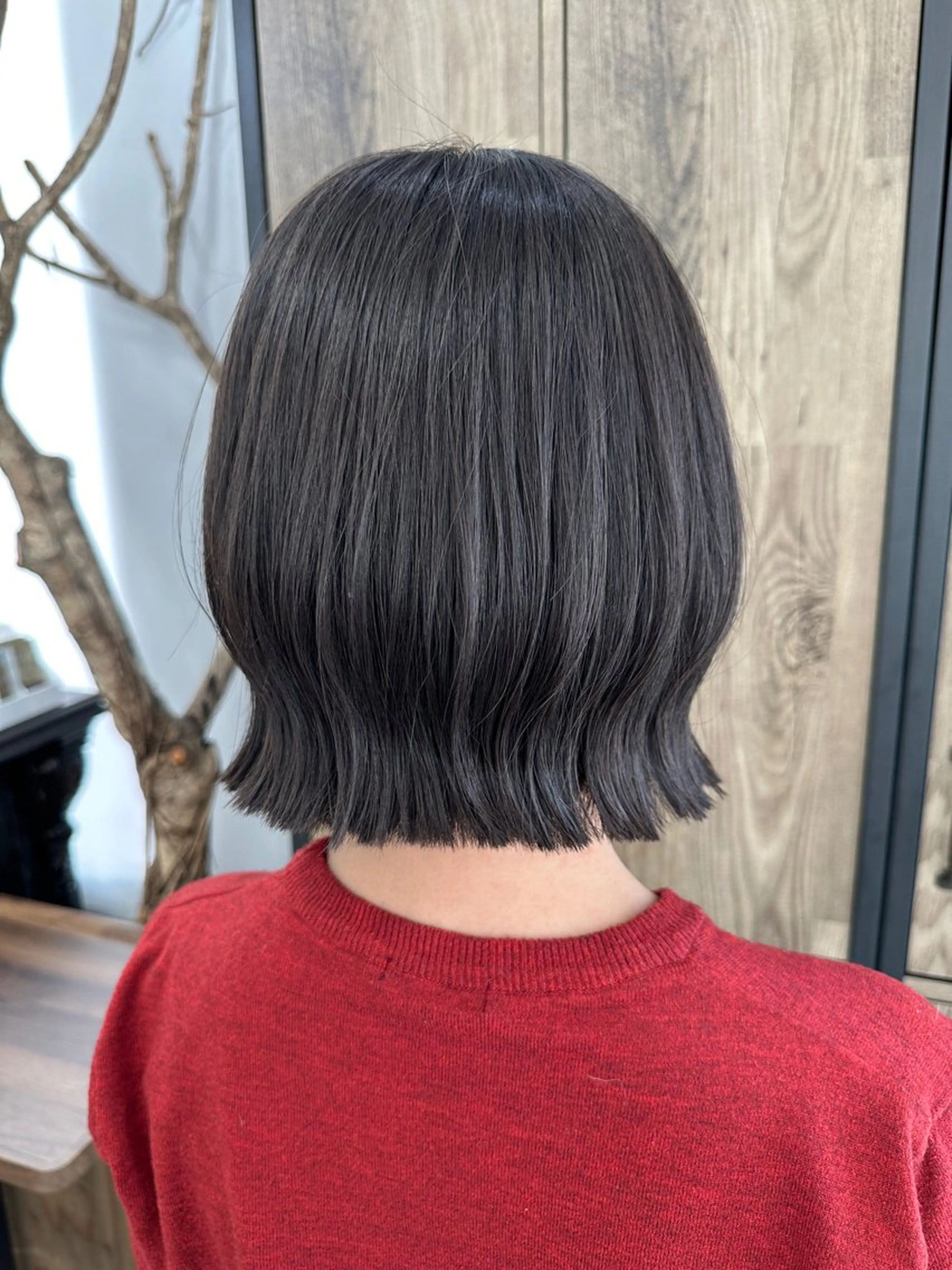 ショート ボブ くびれヘア カット トリートメント 鈴木 菜々映のヘアスタイル