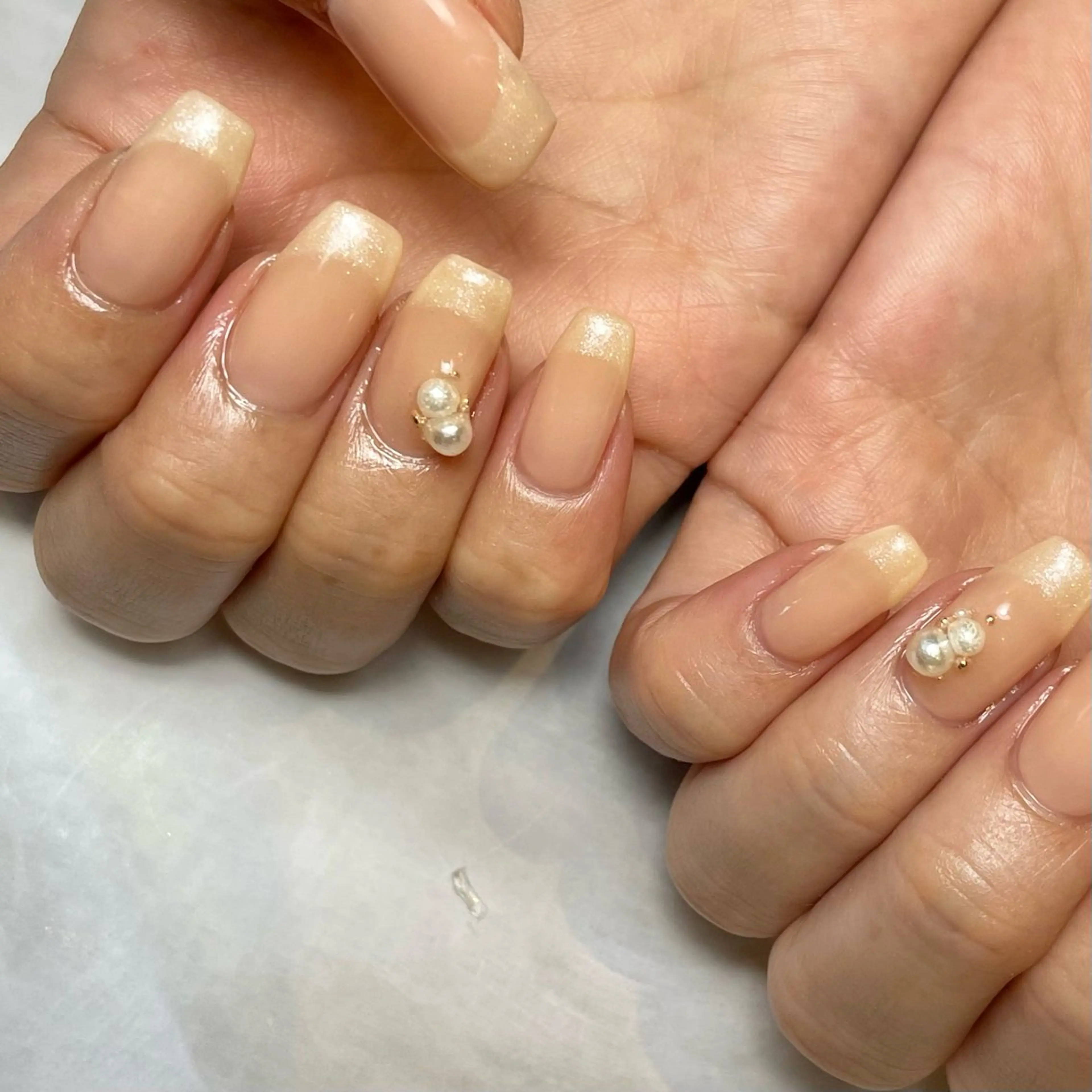 ネイル フレンチネイル ハンドネイル Reflection marikoのネイルデザイン