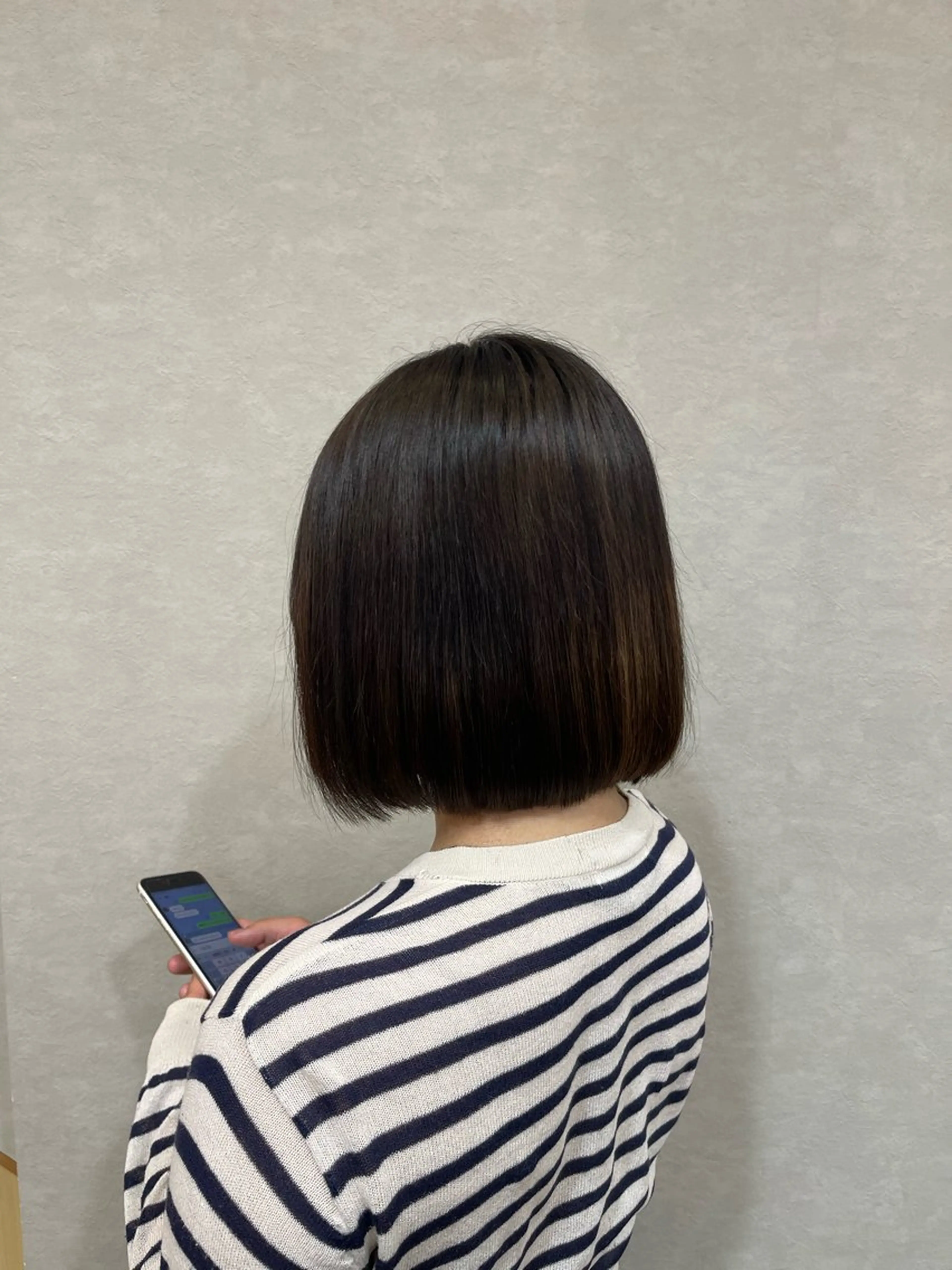 ミディアム ボブ トリートメント 山口 美咲のヘアスタイル