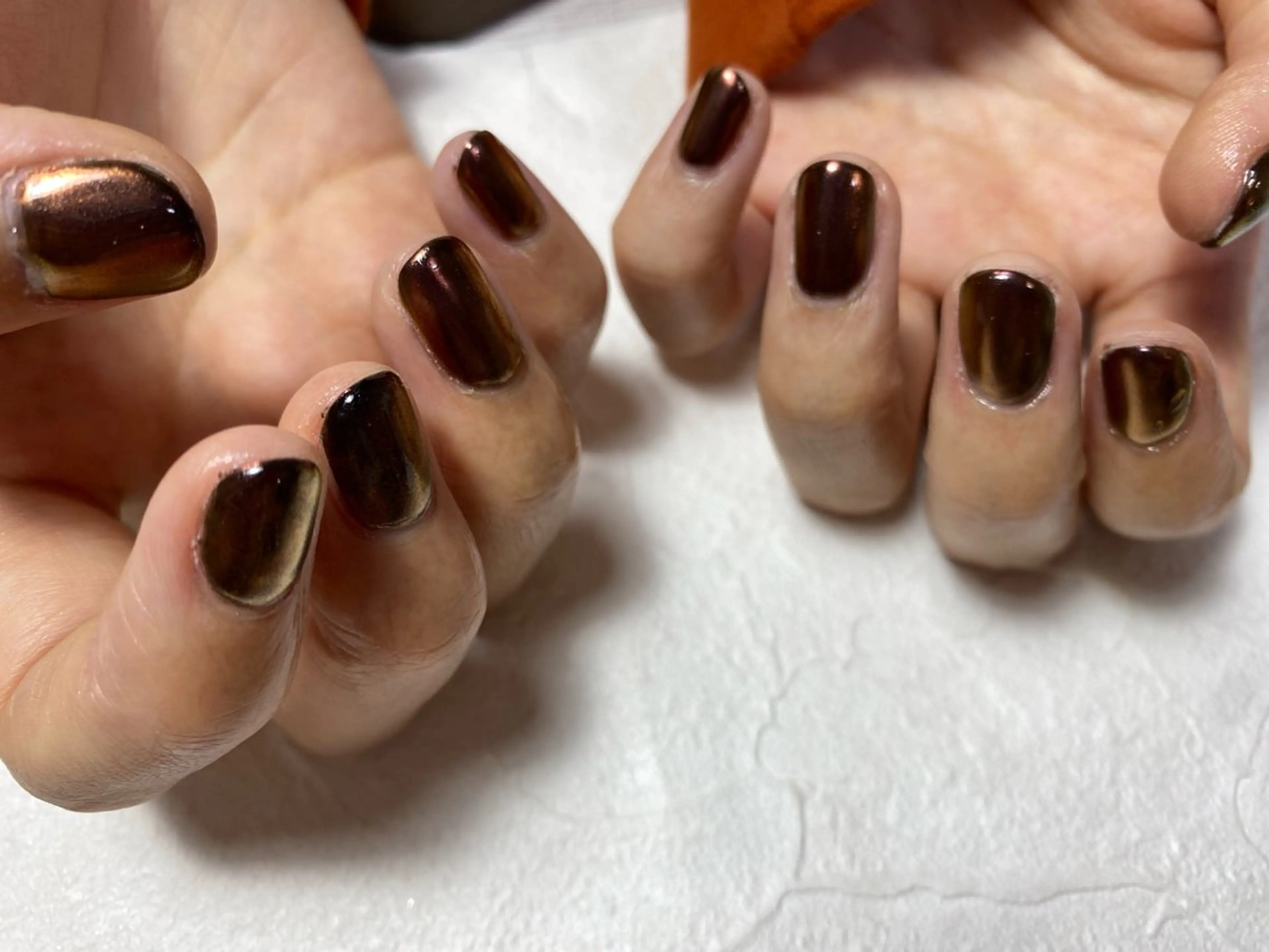 ネイル オーロラネイル フットネイル フレンチネイル ジェルネイル 韓国ネイル ハンドネイル Mogu nail 二子玉川のネイルデザイン