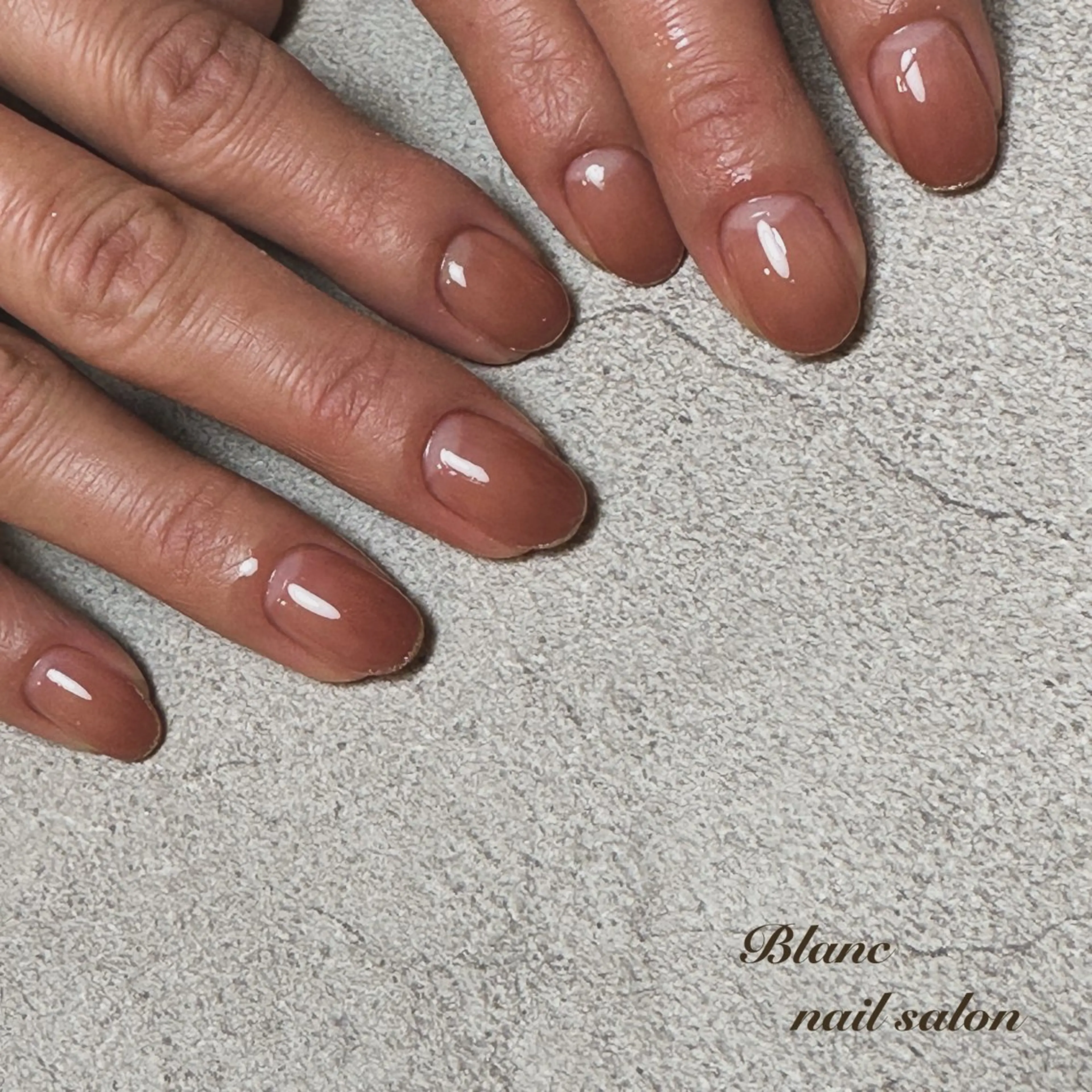 ネイル グラデーション Blanc ブランのネイルデザイン