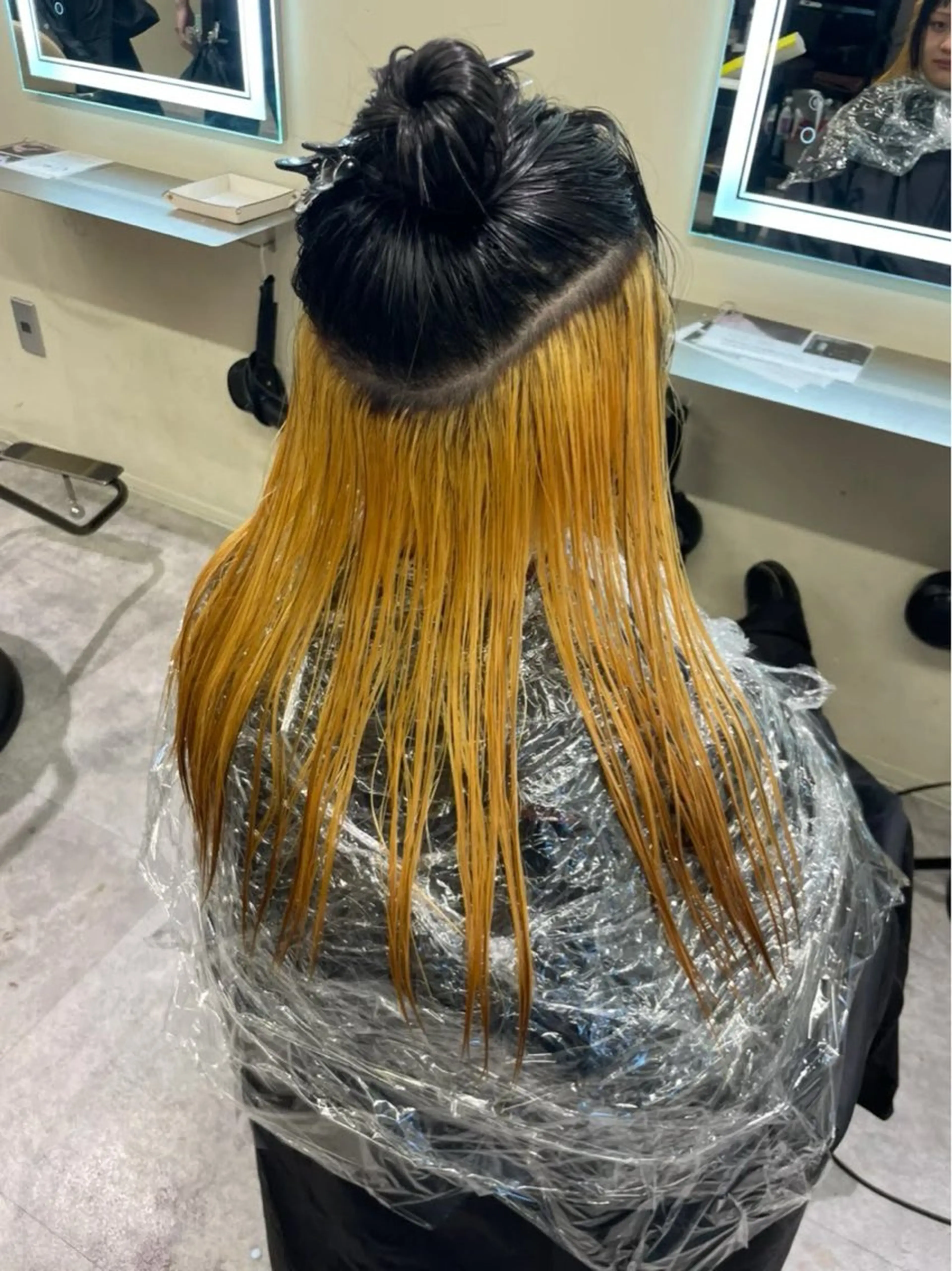 ロング カラー カット ヘアカラー トリートメント 🐈‍⬛多系統🕶 tsubura🖤のヘアスタイル