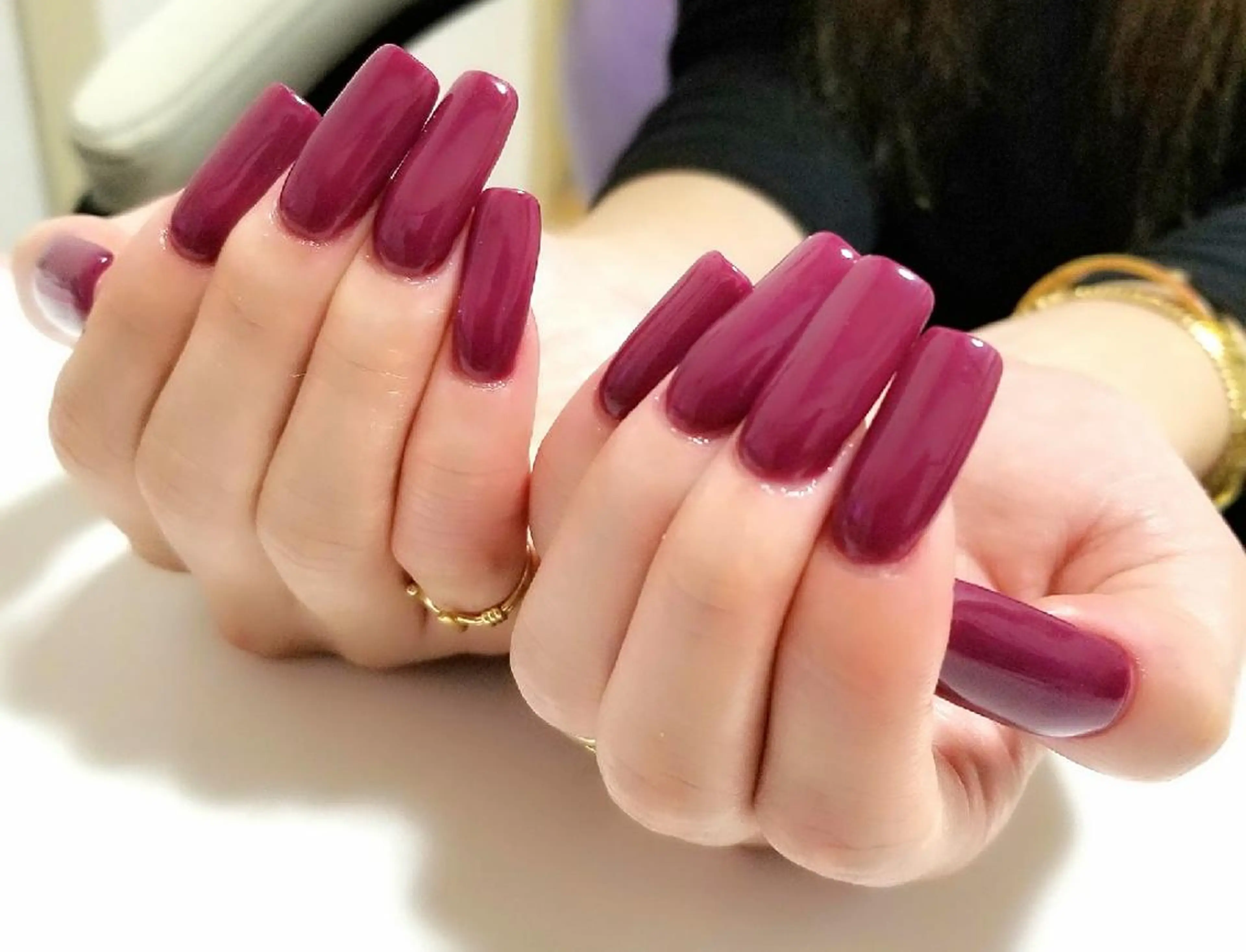 ネイル ワンカラーネイル スカルプネイル Lien nail リアン　ネイルのネイルデザイン