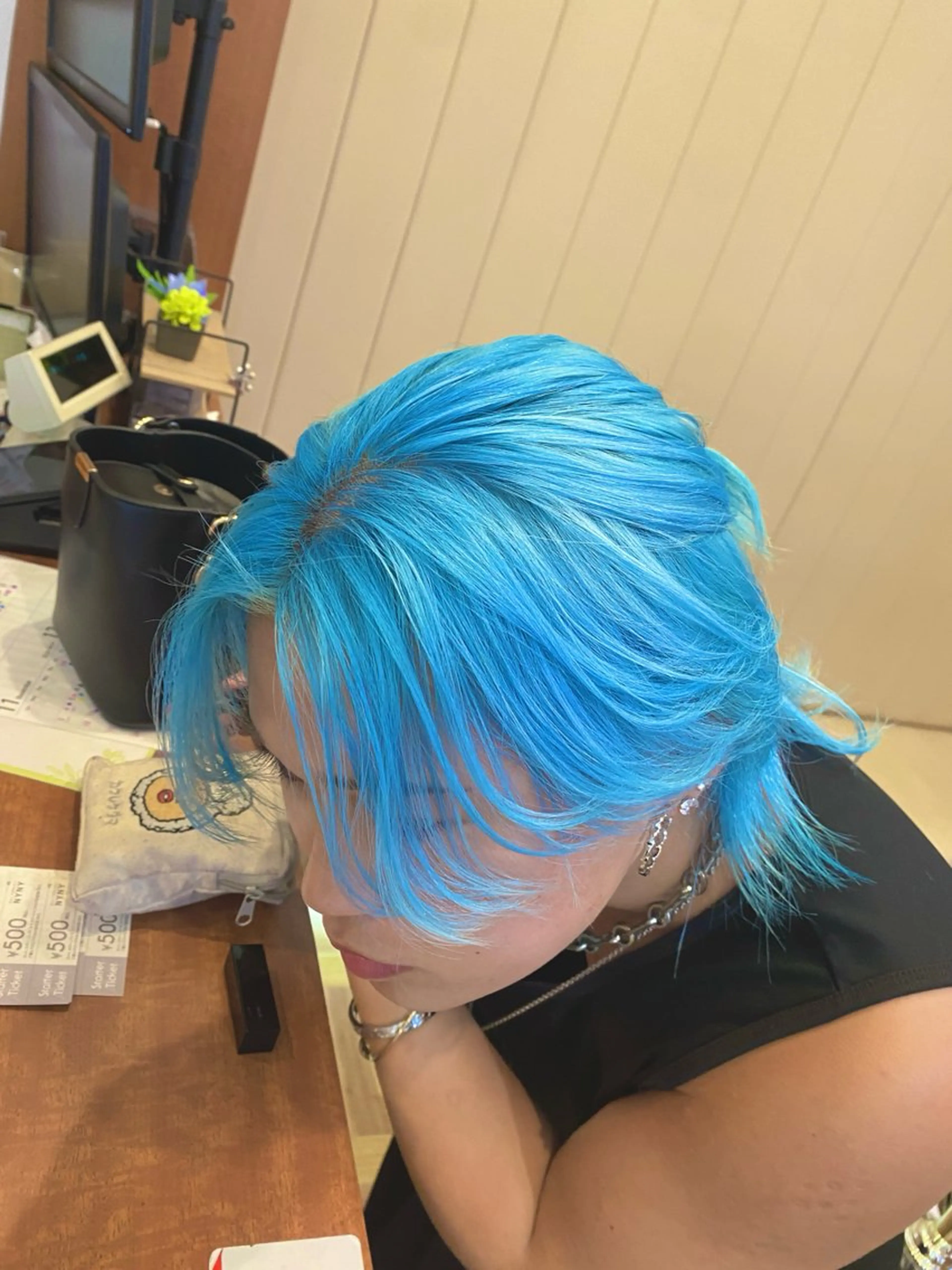 メンズ メンズブリーチ _WHITE難波店[アンダーバーホワイト]所属・艶カラー/髪質改善 /韓国風/中村嘉秀のヘアスタイル