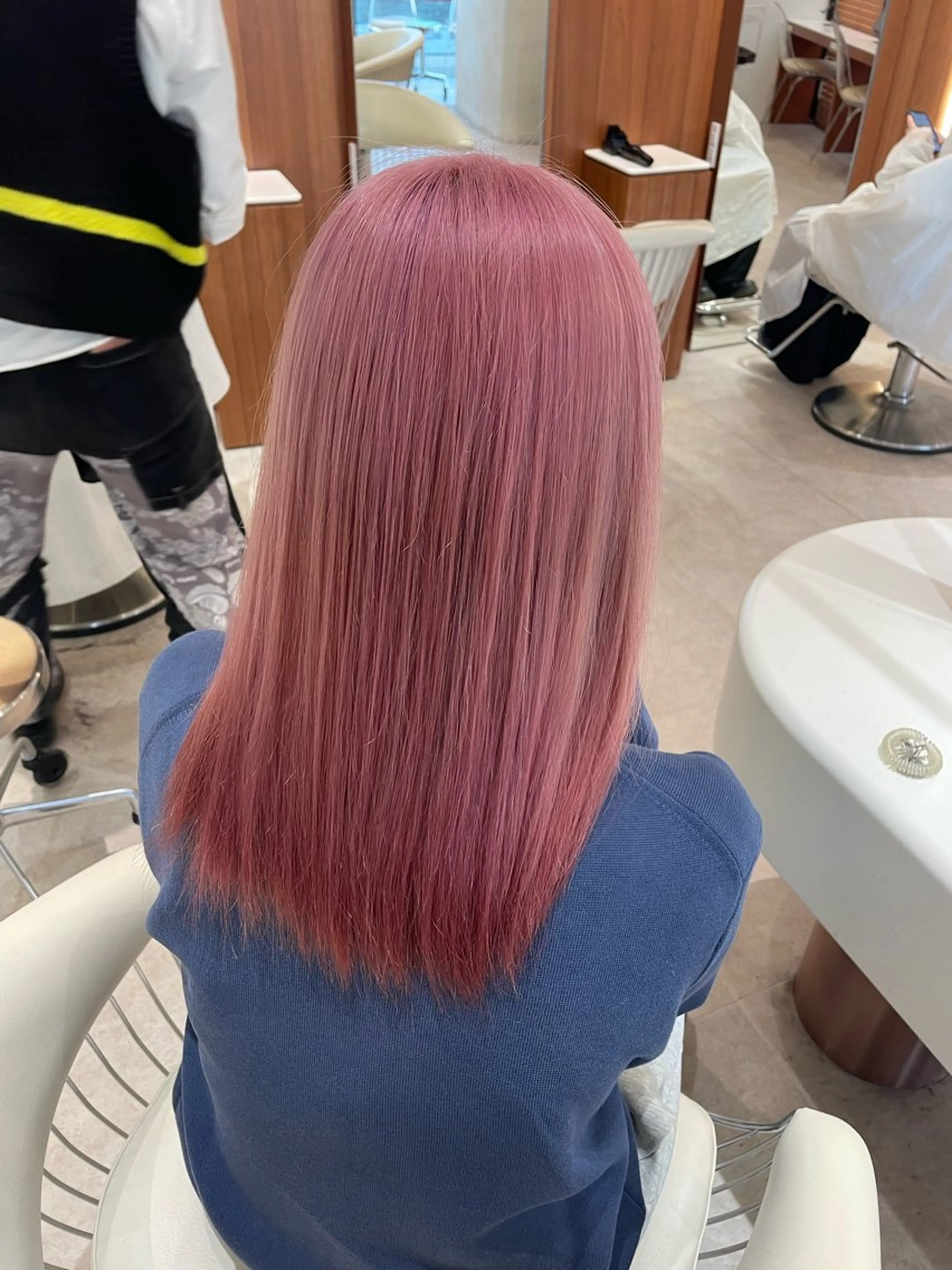 ショート カラー ヘアカラー トリートメント 渋谷/レイヤーボブ・ 透明感カラーしょうごのヘアスタイル