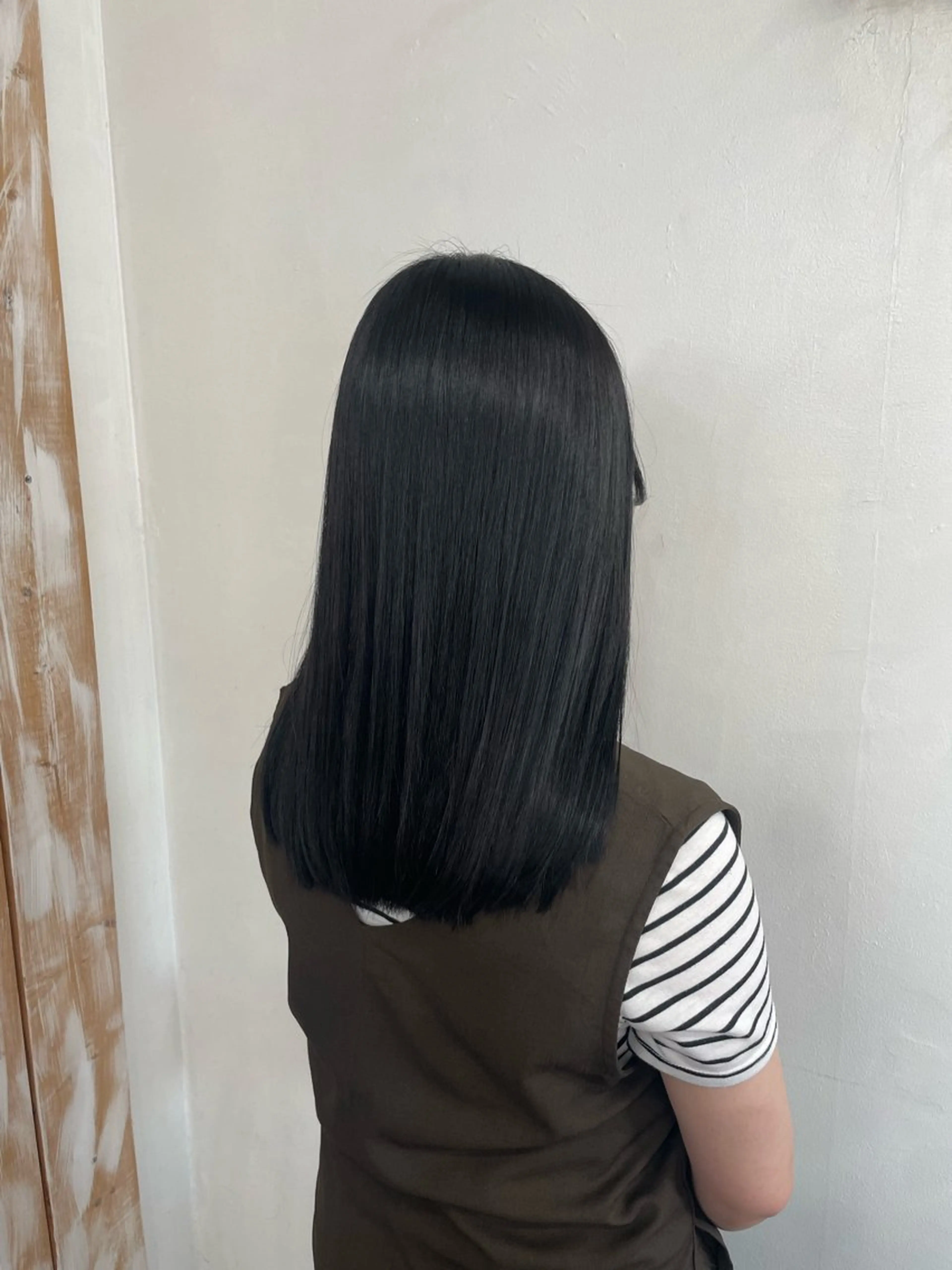 カット+ポイント縮毛矯正+3STEPトリートメントの写真