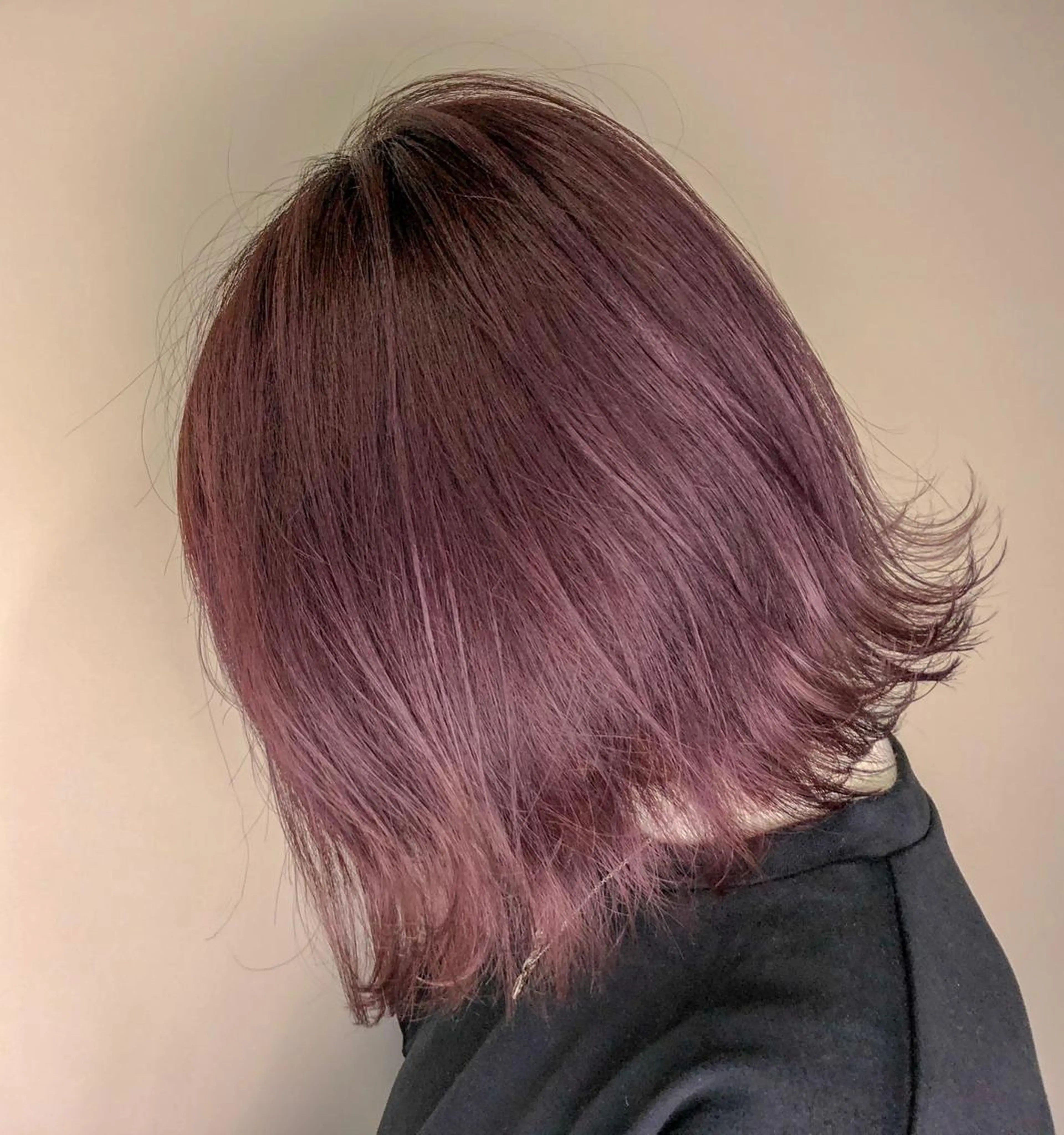 ミディアム カラー ヘアアレンジ イルミナカラー ピンクカラー バイオレットカラー _WHITE高槻所属・_WHITE高槻店 yusukeのヘアスタイル