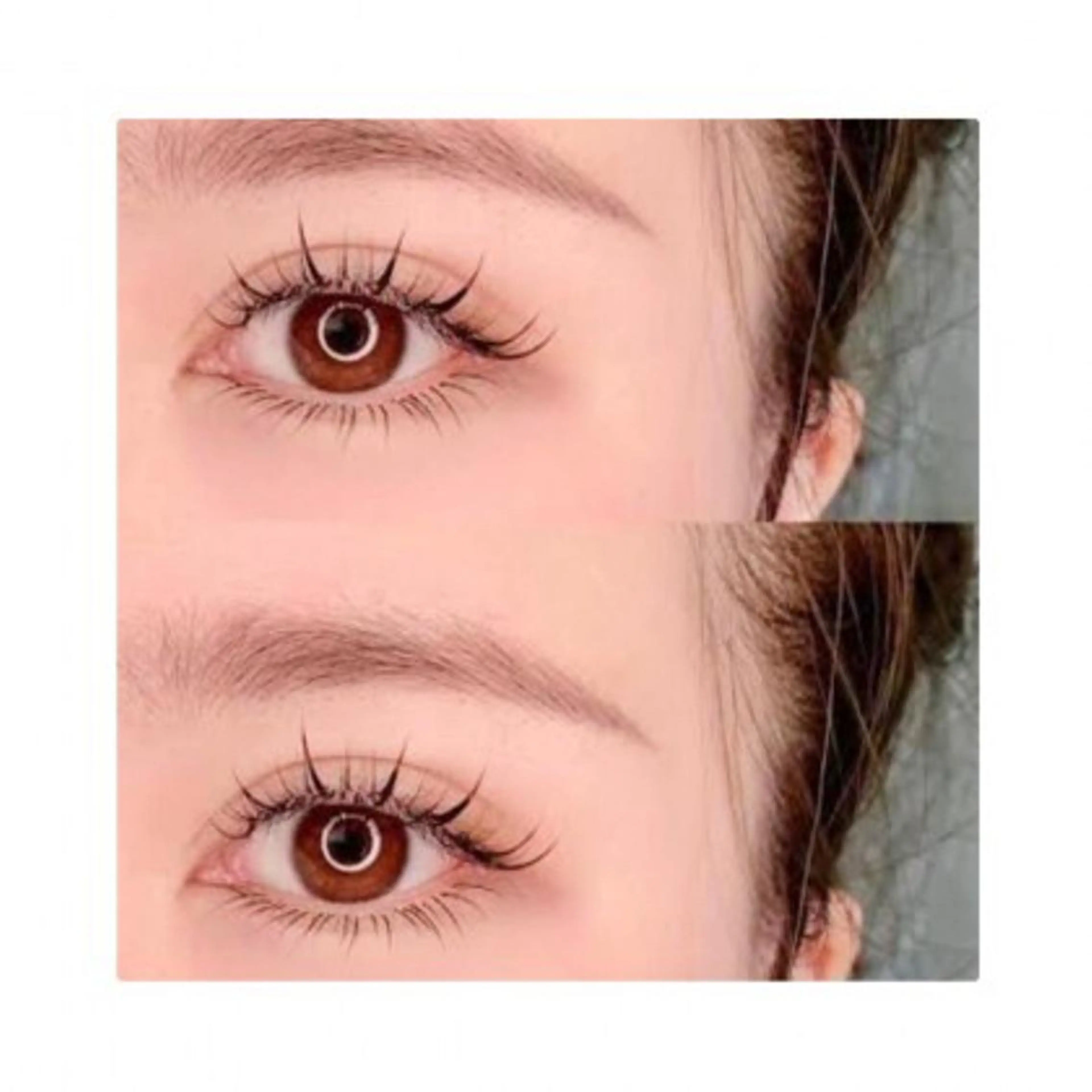 ワンホンエクステ上下つけ放題の写真