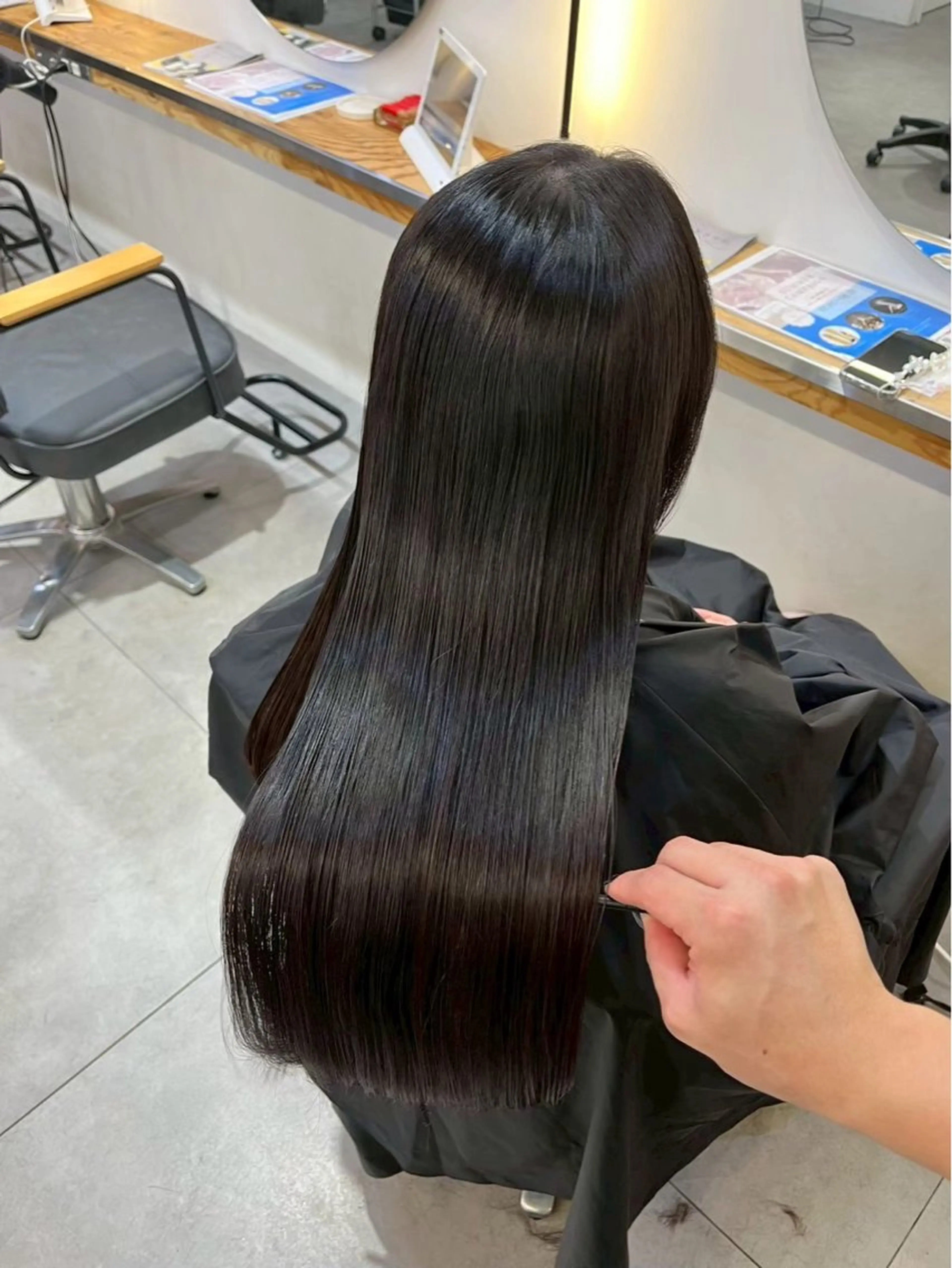 ロング 縮毛矯正 リキ/髪質改善 /縮毛矯正🫧のヘアスタイル