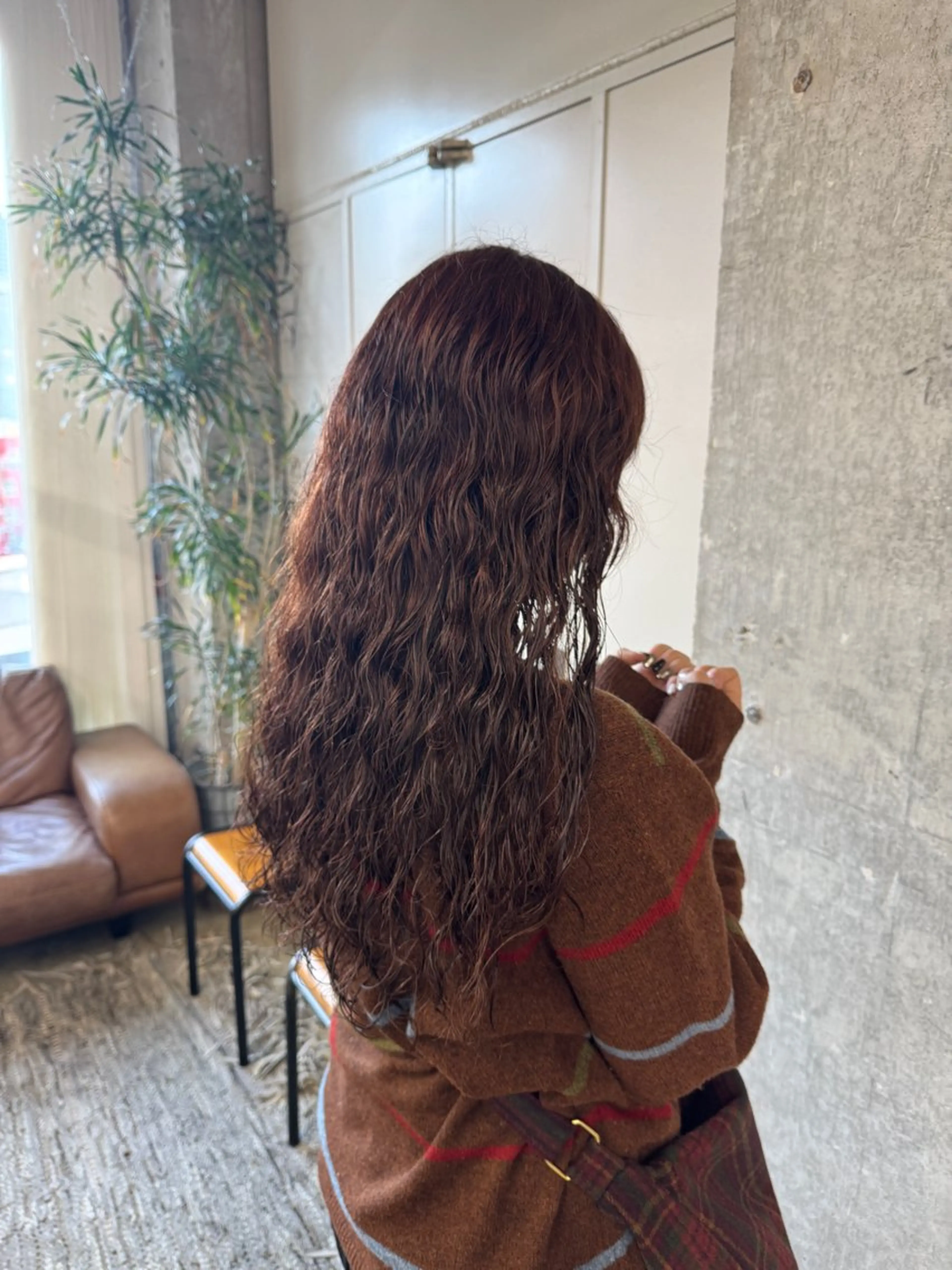 ロング カラー パーマ ロング カット ヘアカラー パーマ トリートメント 森田遥奈/透明感カラ ー/似合わせカットのヘアスタイル