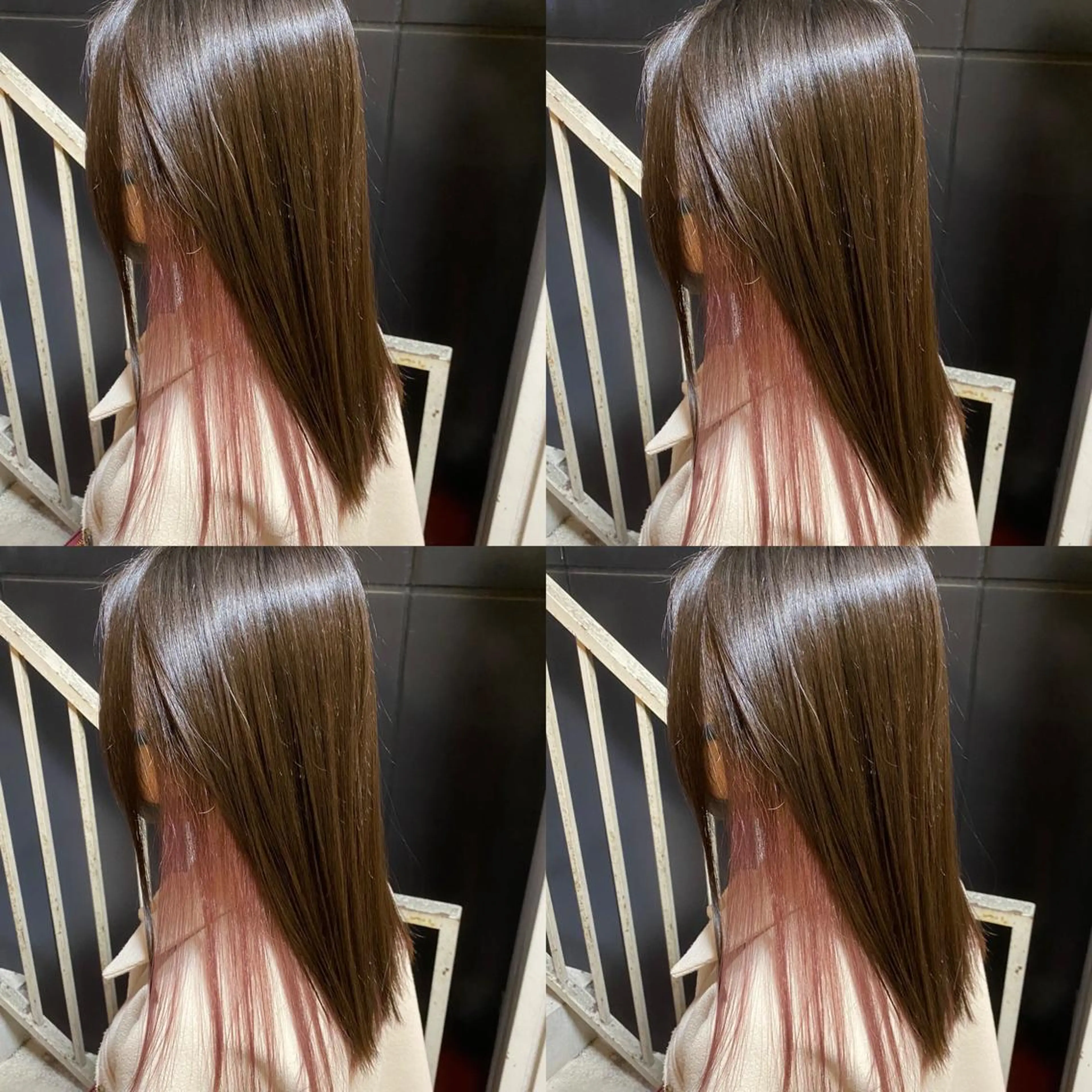 セミロング カラー アッシュ ベージュカラー ハイライトカラー ハイトーンカラー イルミナカラー ヘアカラー トリートメント ご予約 宜しくお願いします！のヘアスタイル