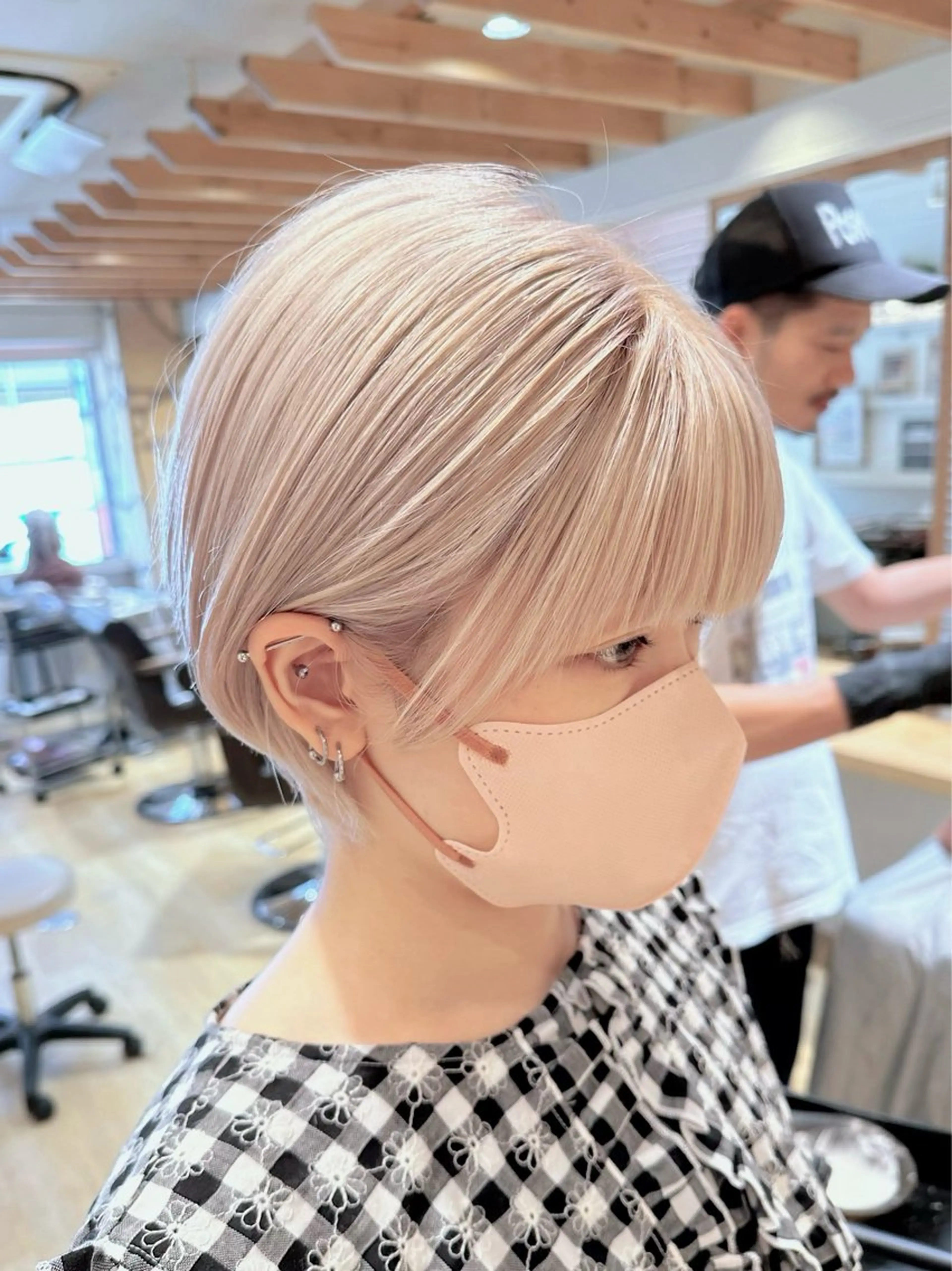 ショート カット ヘアカラー トリートメント 新宿 木下拓哉のヘアスタイル