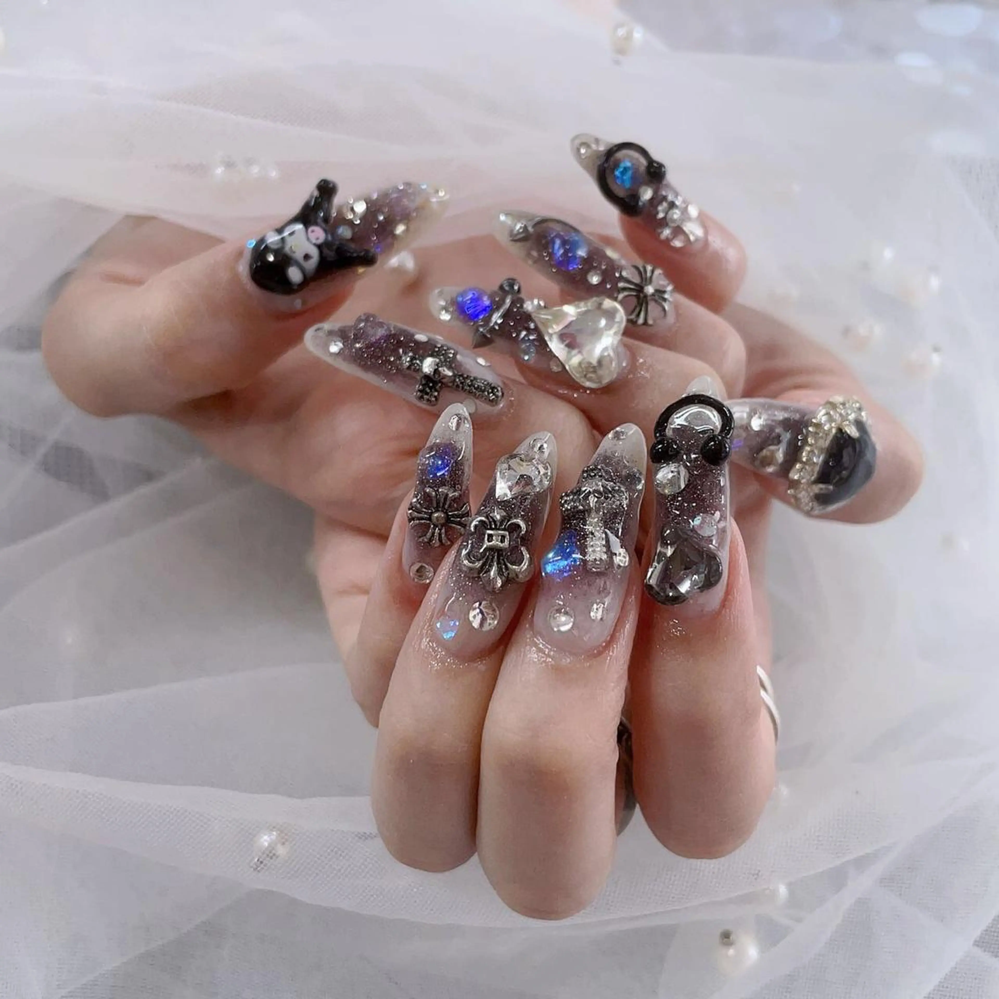 ネイル ラベンダー💖日暮里 ルル💖ネイルのネイルデザイン