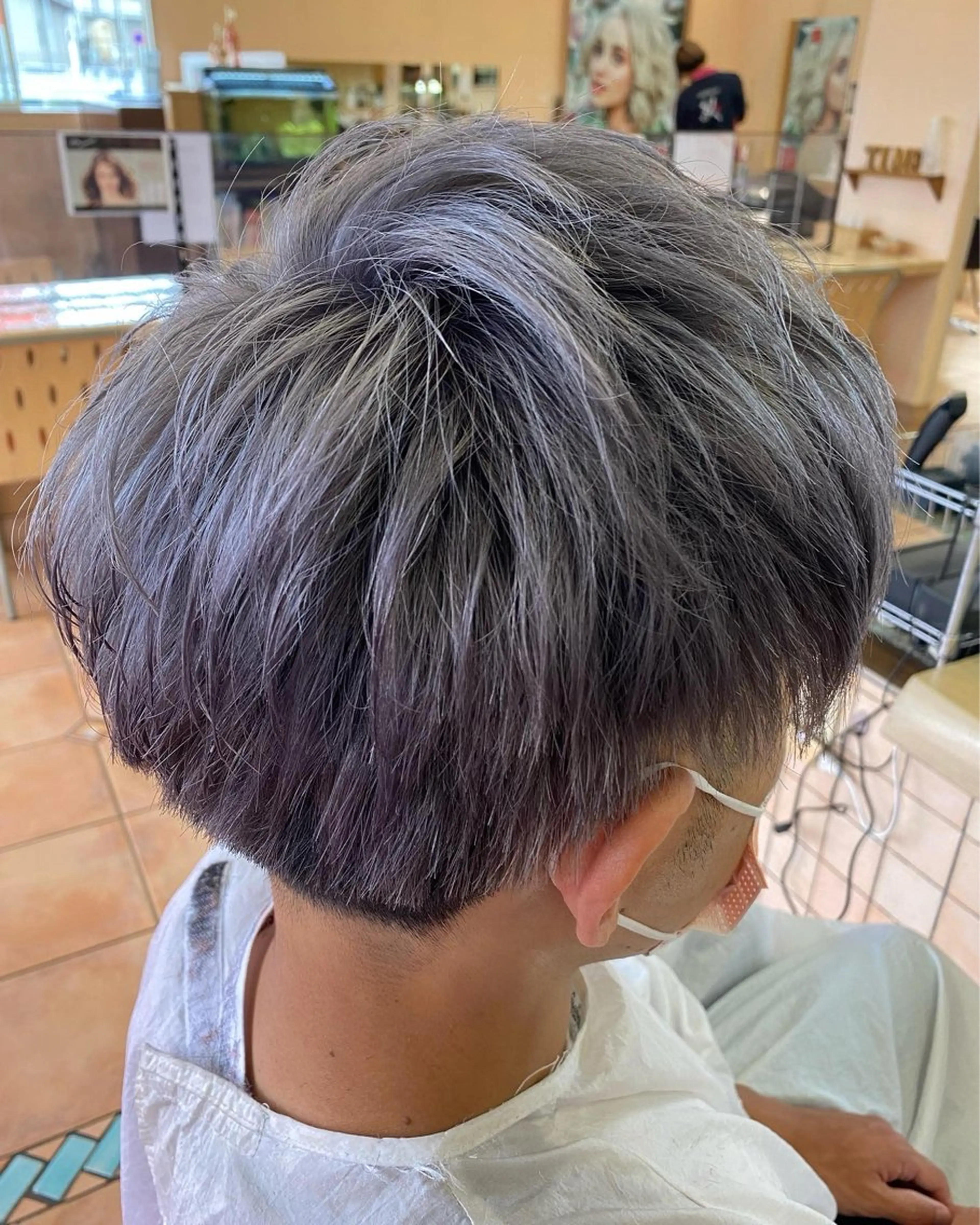 カラー メンズ BLEACHi 桜田所属・🎧BLEACHi メンズパーマ💈木村のヘアスタイル