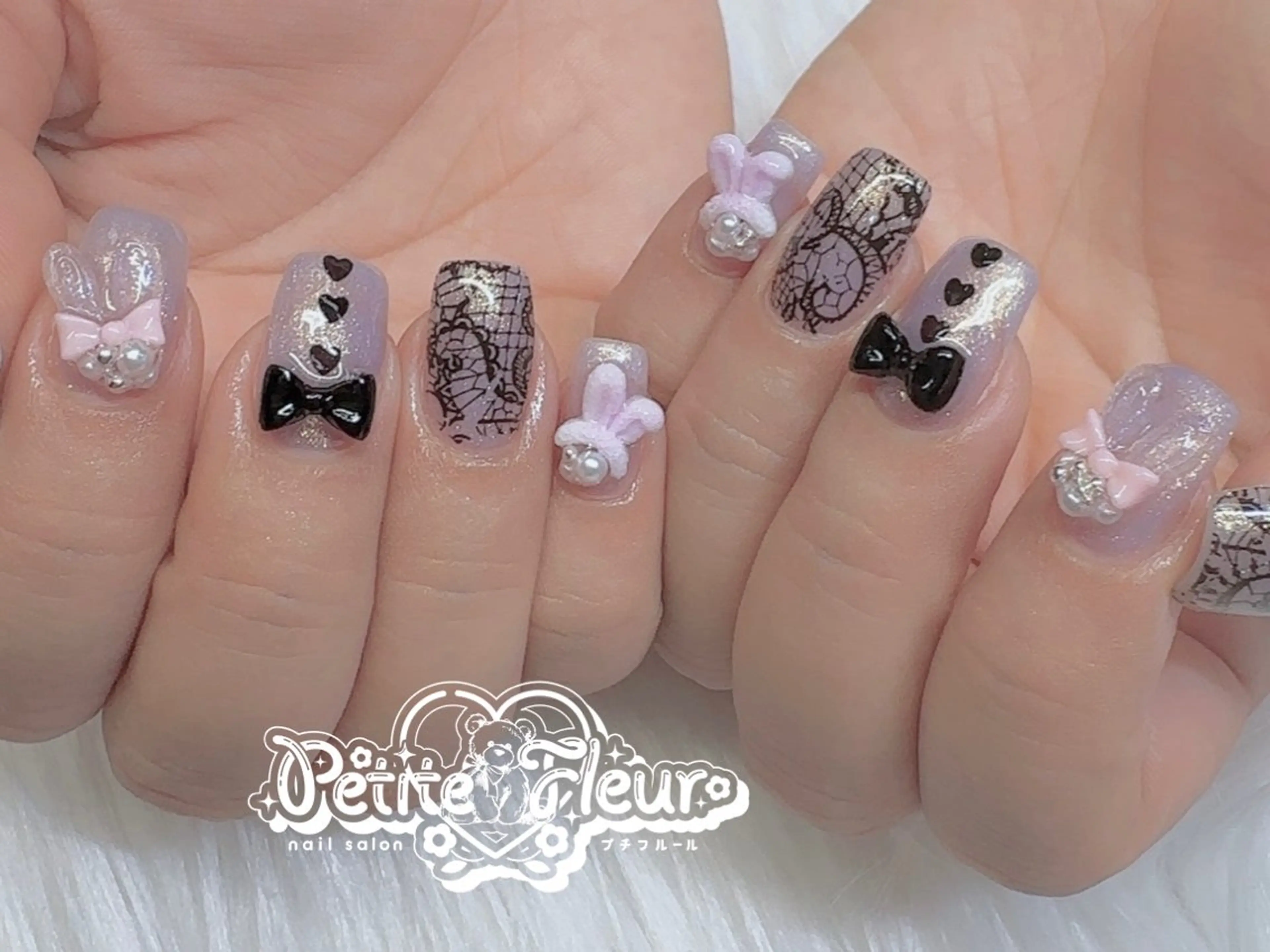 ネイル ハンドネイル ❁⃘*。Petite fleur❁⃘*りさのネイルデザイン