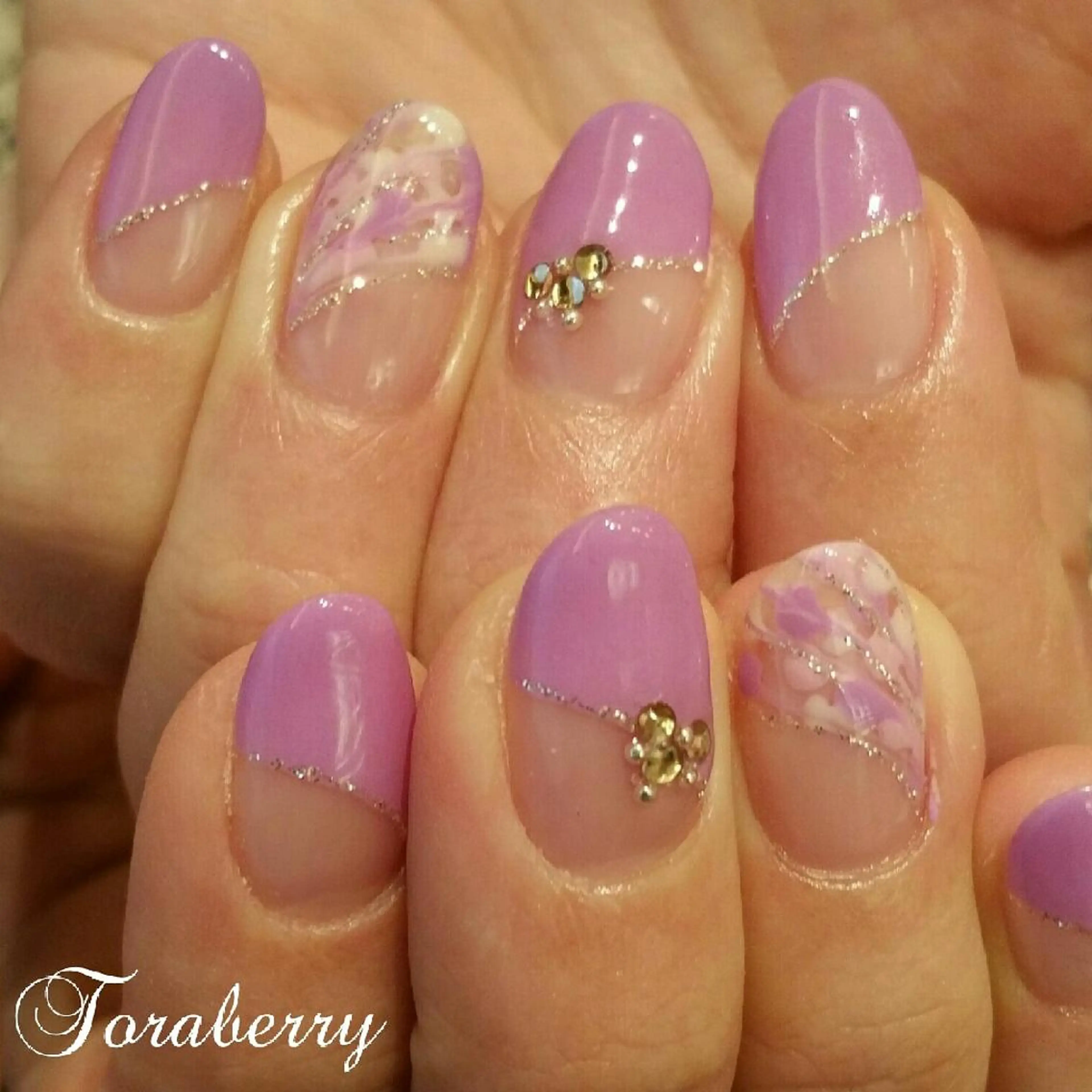 ネイル ピーコックネイル ネイリスト なつみのネイルデザイン