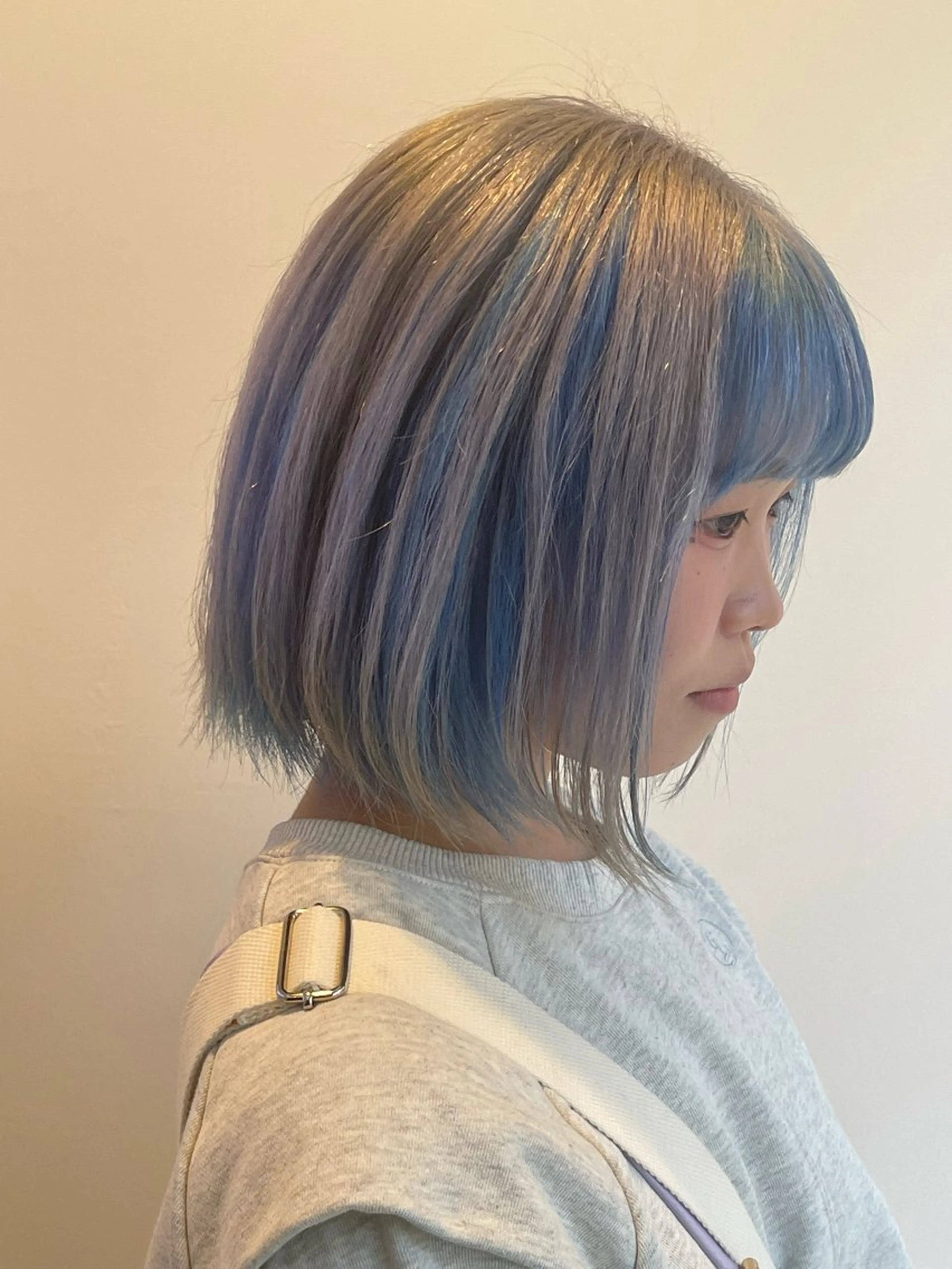 ミディアム カラー ハラダ リョウセイのヘアスタイル