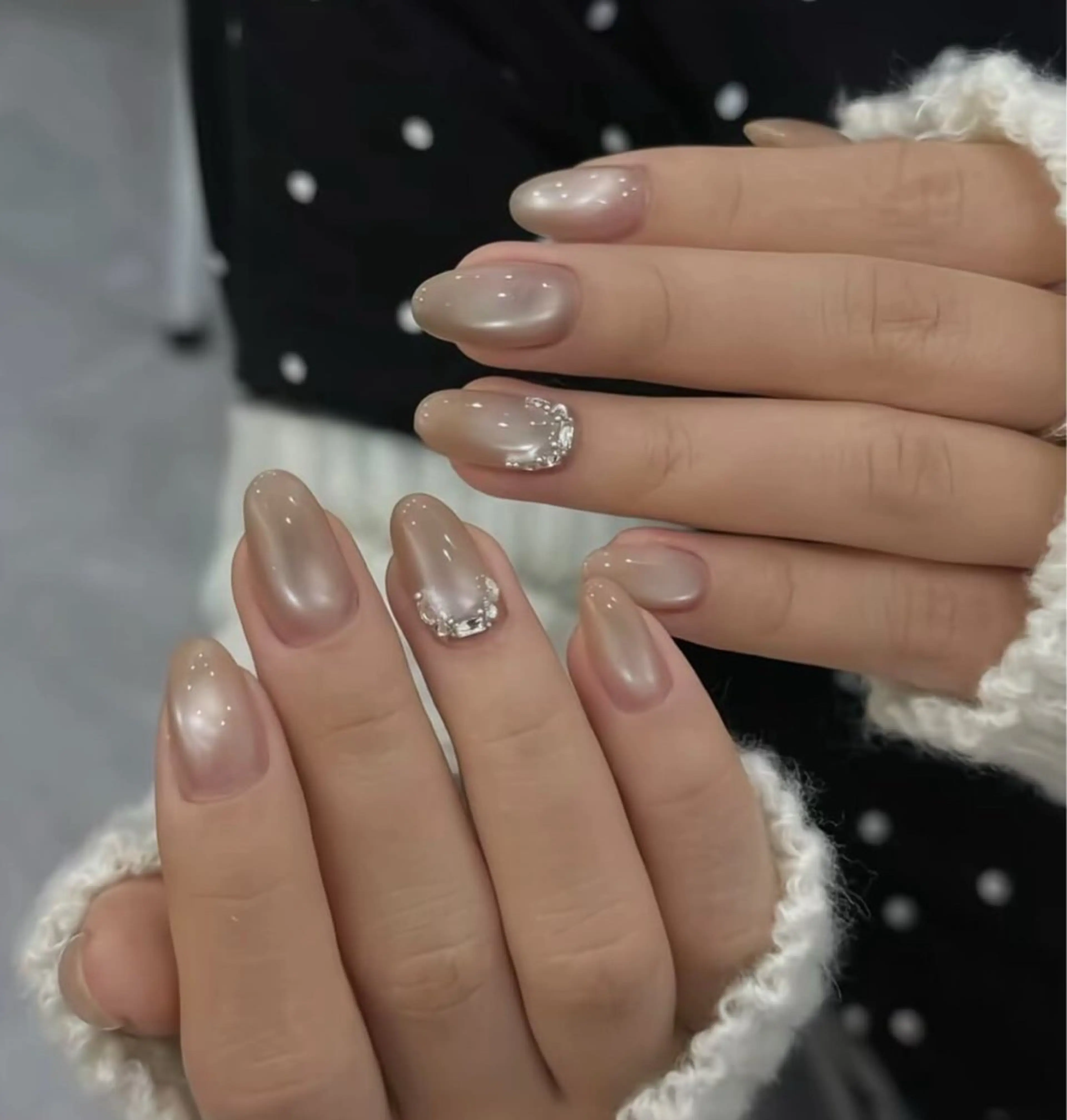 ネイル 🎀PG🩵 ネイルサロンのネイルデザイン