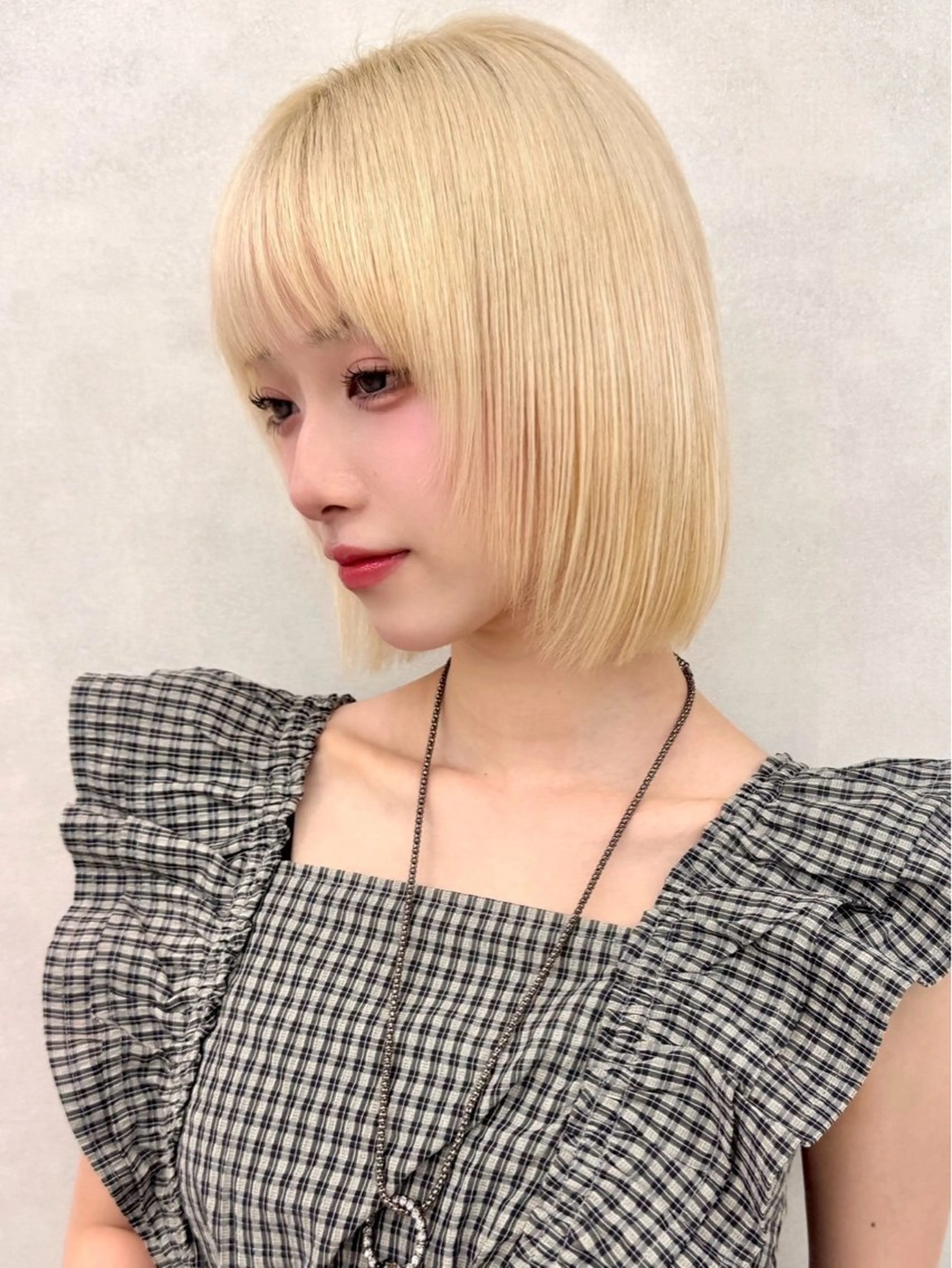 ショート カラー カット ヘアカラー トリートメント 韓国ヘア🇰🇷透明 感カラー/yui🎀のヘアスタイル