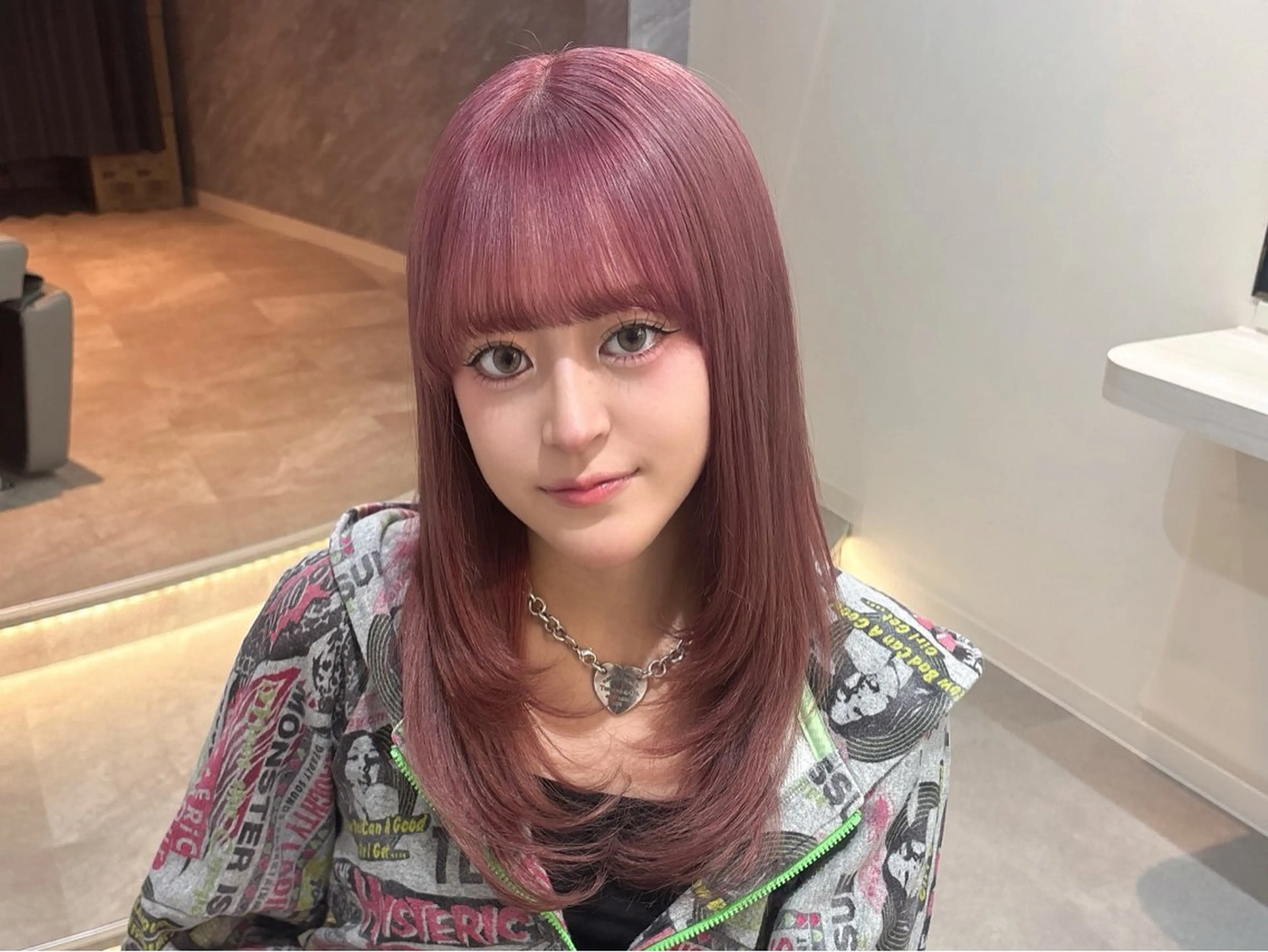 ロング カラー パーマ ヘアアレンジ メンズ キッズ カット 🤍韓国風/艶髪🤍 鳥越美羽のヘアスタイル