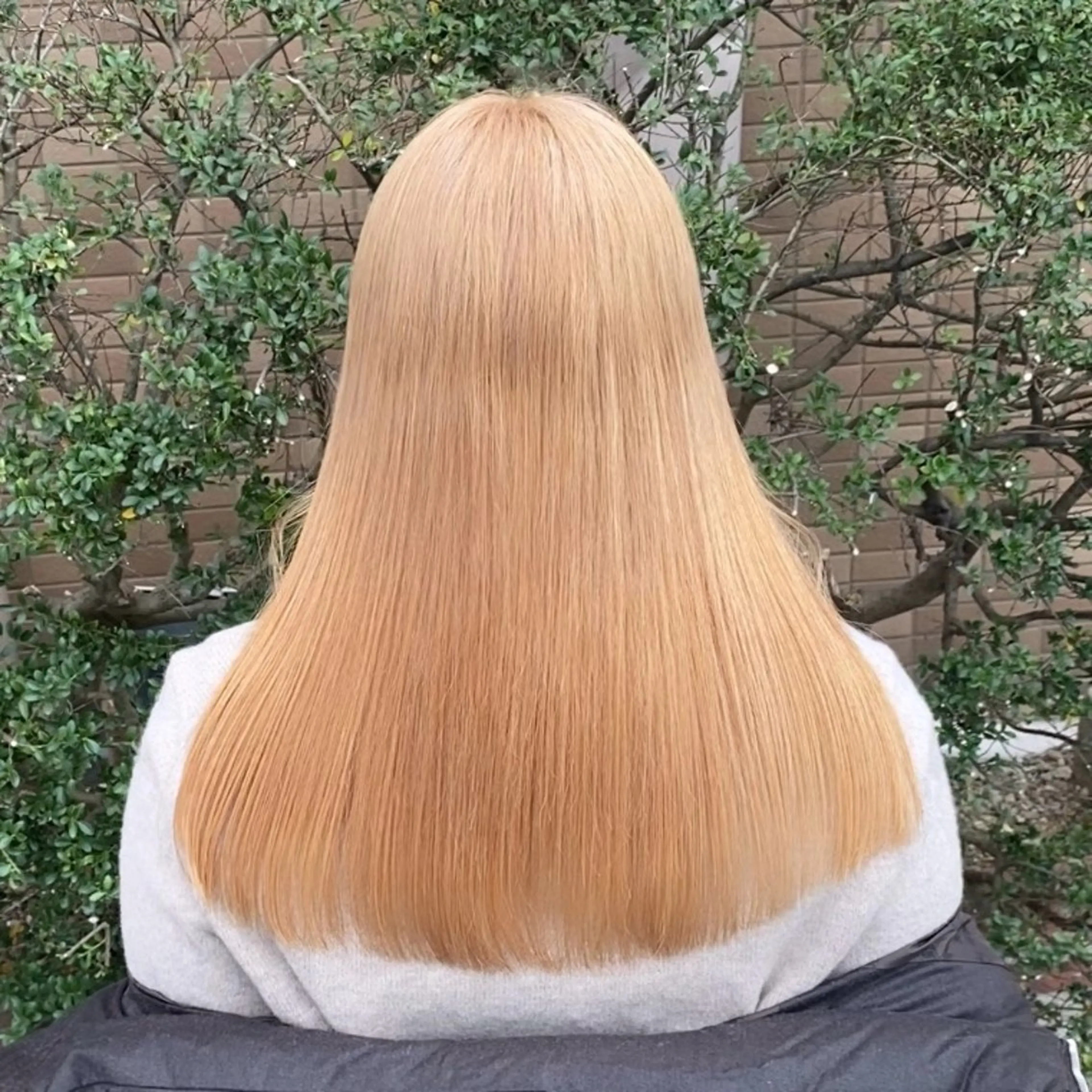 ロング カット ヘアカラー トリートメント ハイトーン/レイヤー カット/TAKEのヘアスタイル