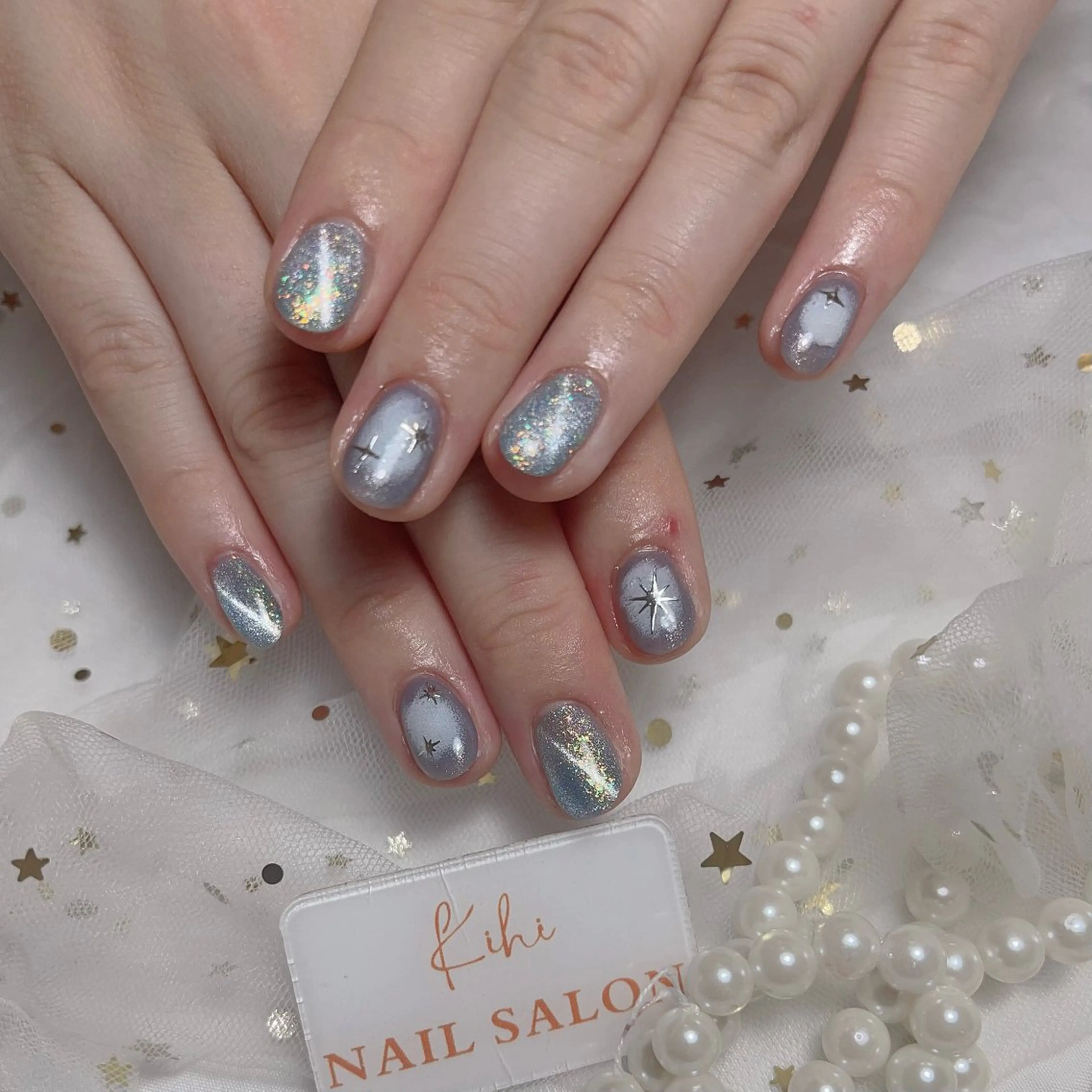 ネイル アートネイル フレンチネイル ジェルネイル グラデーション 韓国ネイル ハンドネイル 💕鈴木ユリ パラジェル/オフ無料のネイルデザイン