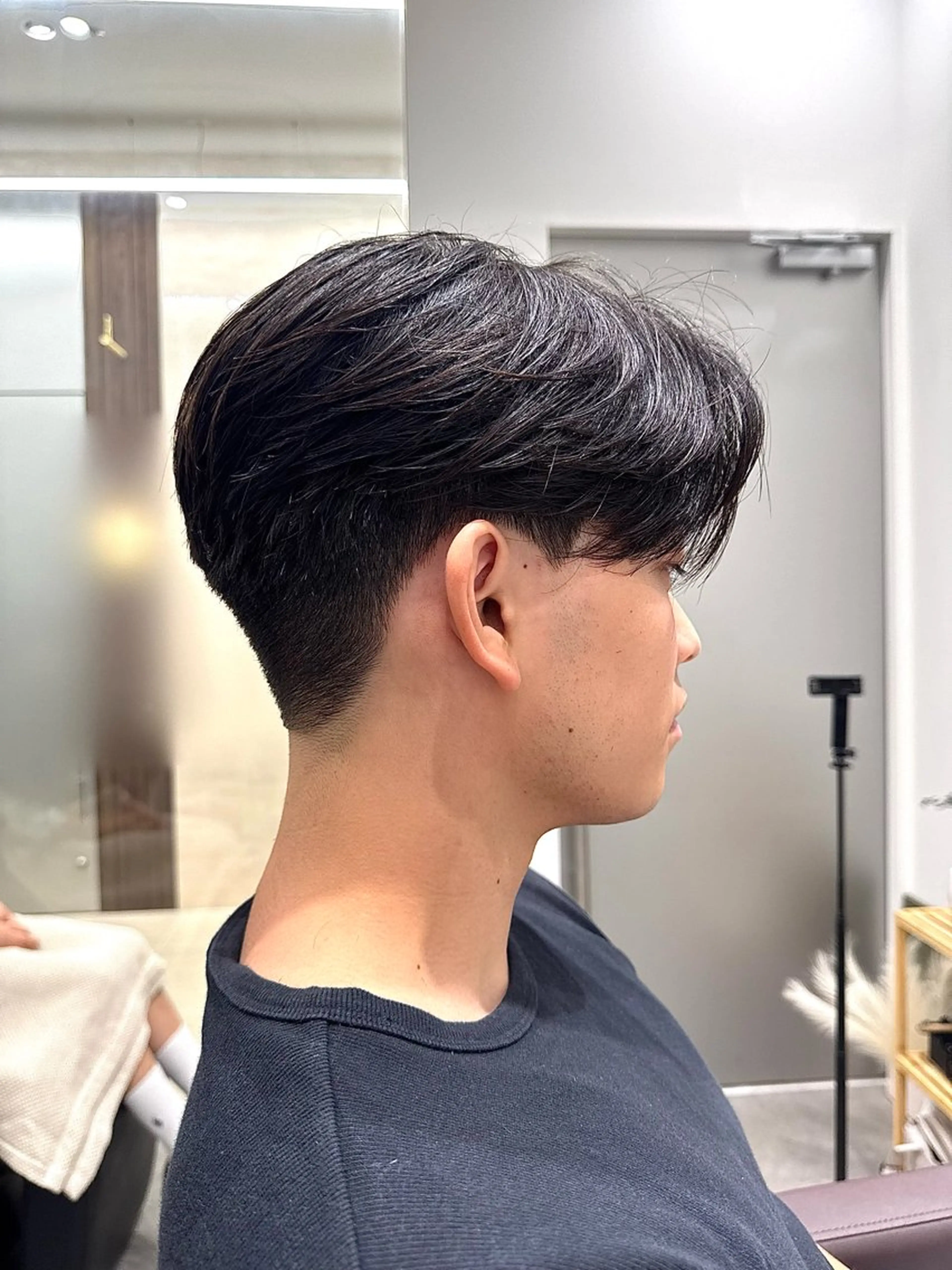 メンズ カット パーマ kalm所属・横浜/センターパート /takumiのヘアスタイル