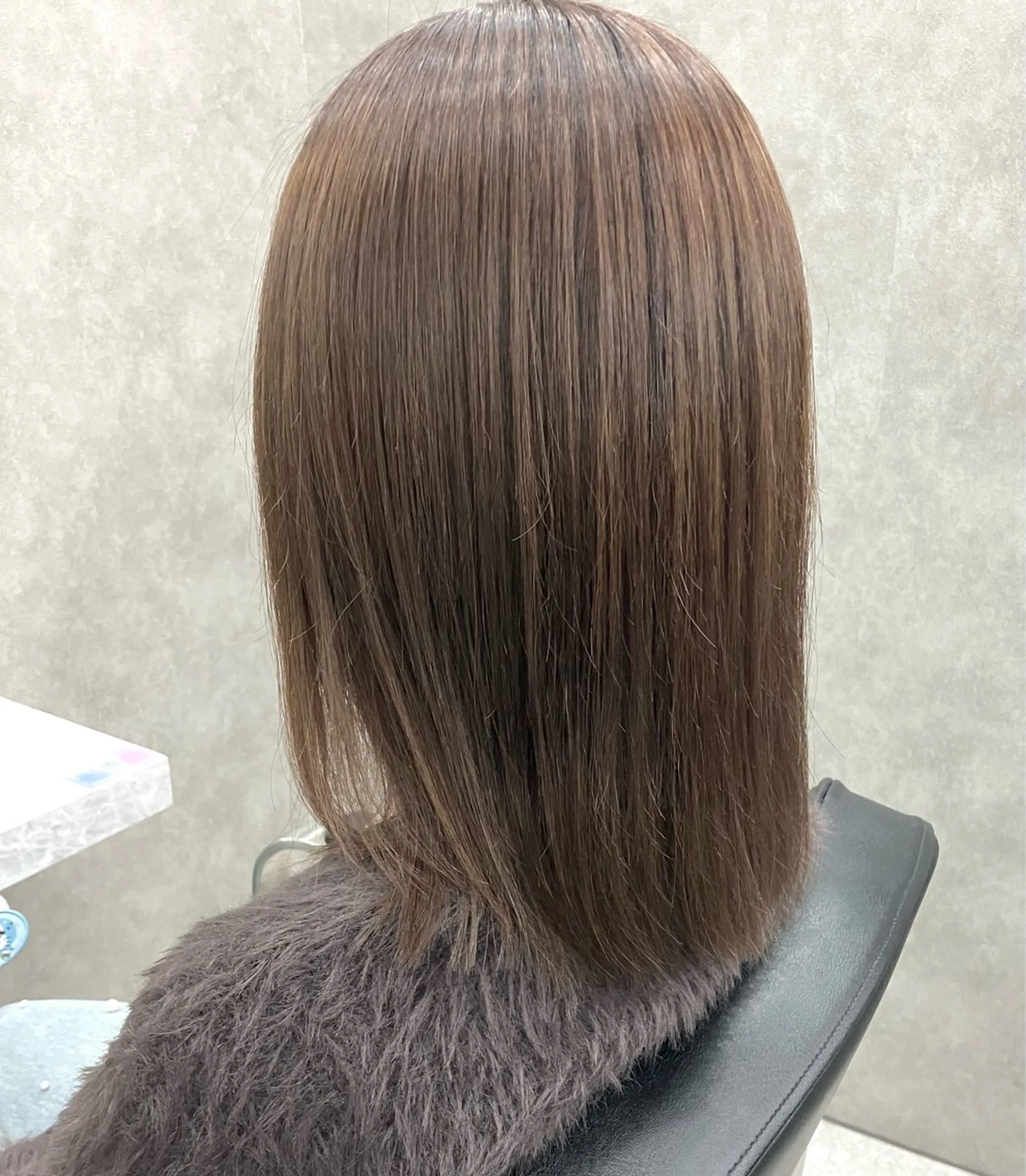 ミディアム カット 縮毛矯正 トリートメント ショート/髪質改善/ 沖丸凌太のヘアスタイル