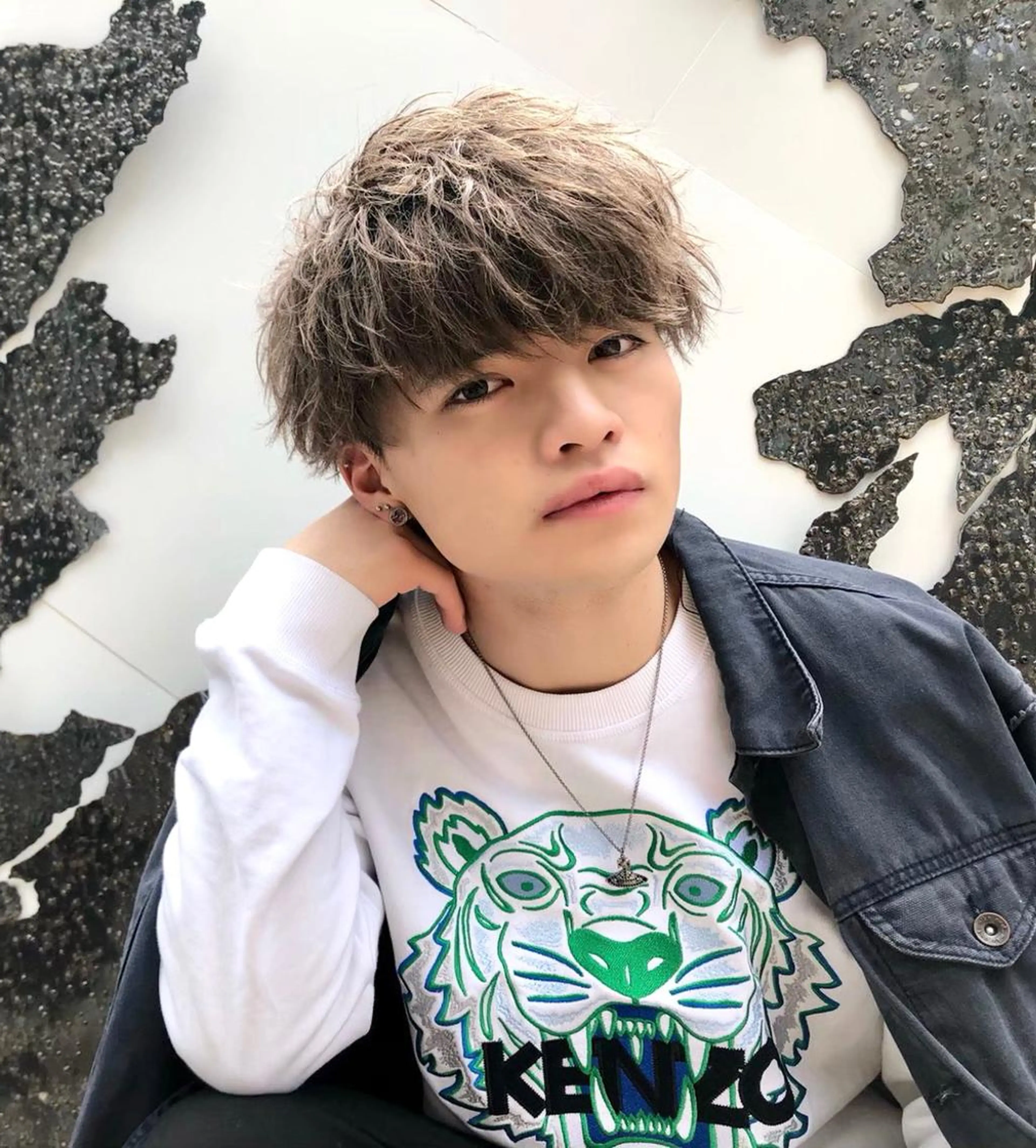 カラー パーマ メンズ カット パーマ トリートメント ヘアセット Loy所属・メンズヘアの達人 パーマ 縮毛矯正🔷のヘアスタイル