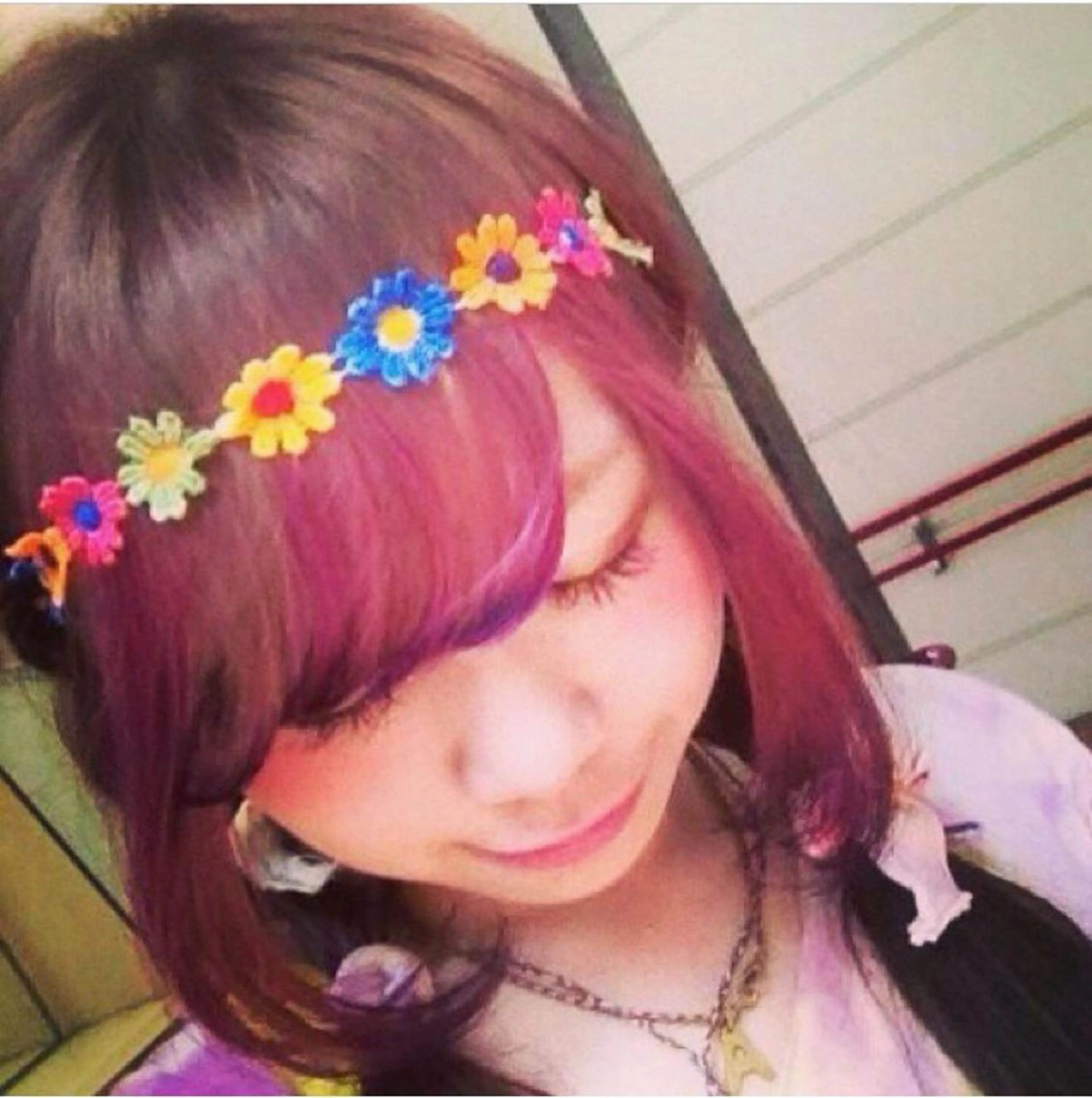 ミディアム セミロング カラー Hair mission【ヘアーミッション】心斎橋所属・エクステ／レイヤー 落合/心斎橋のヘアスタイル