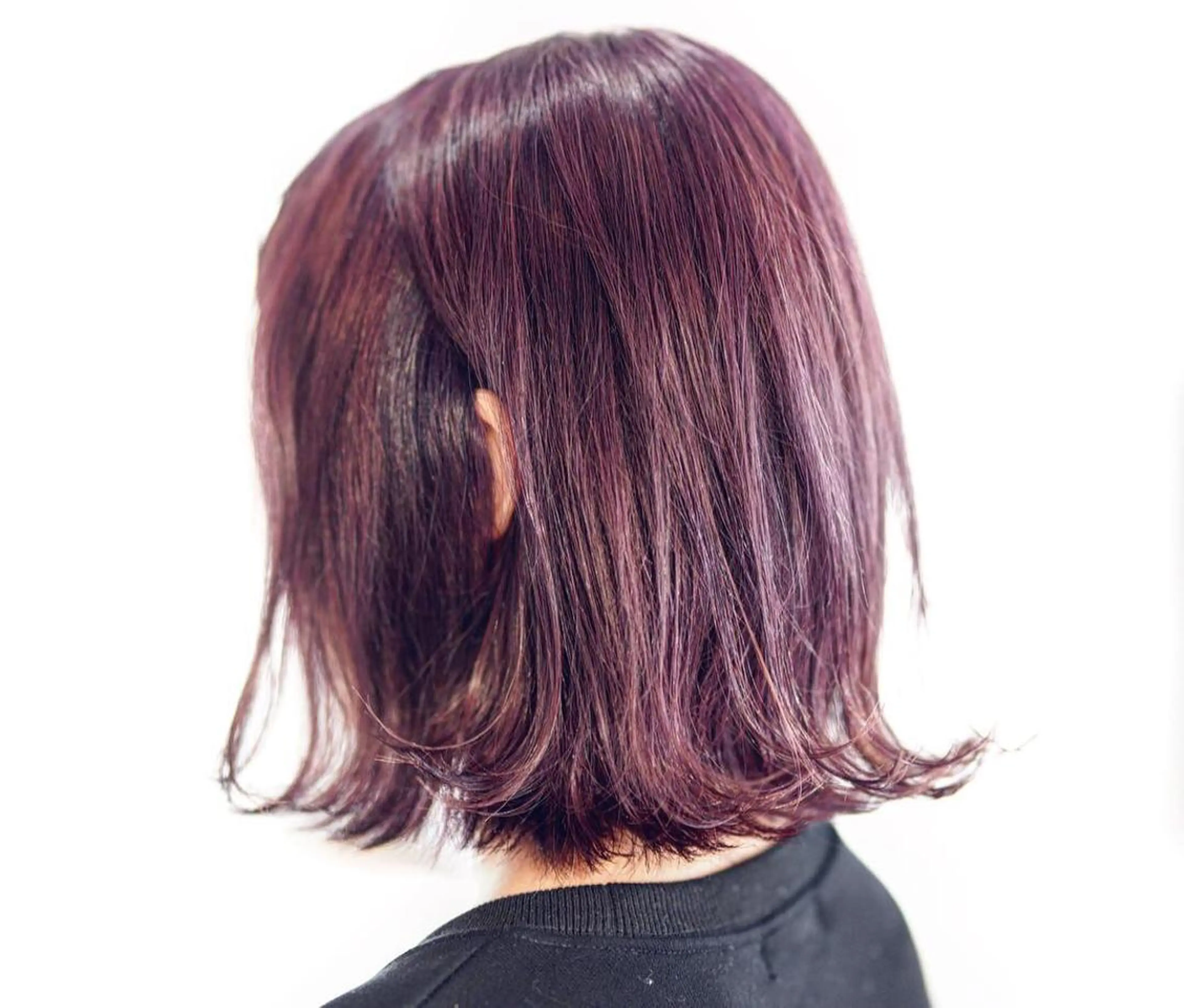ミディアム カラー ピンクカラー ハイトーン/レイヤー /ケアブリーチ石川治のヘアスタイル