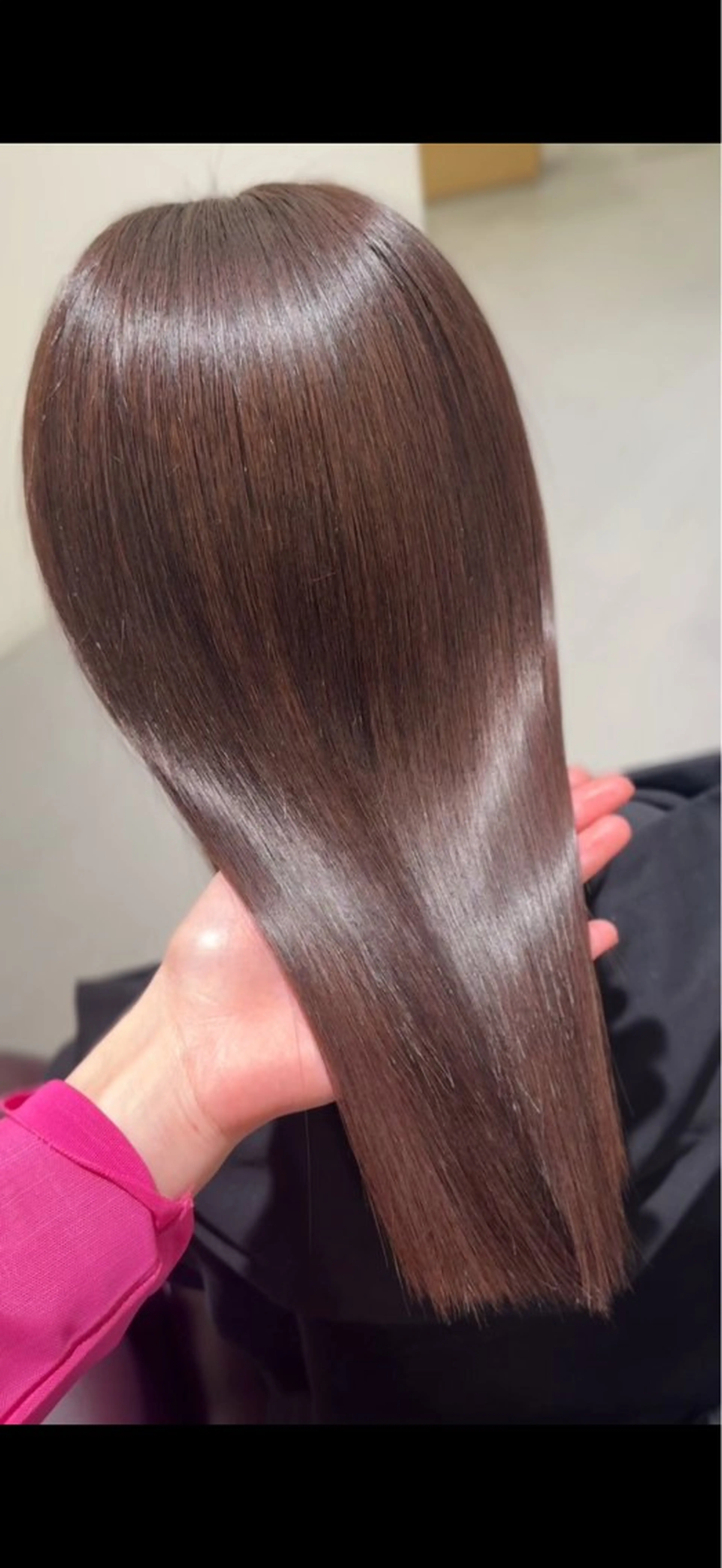 セミロング ヘアカラー トリートメント ️🫧透明感カラー& 髪質改善🎀いさきのヘアスタイル