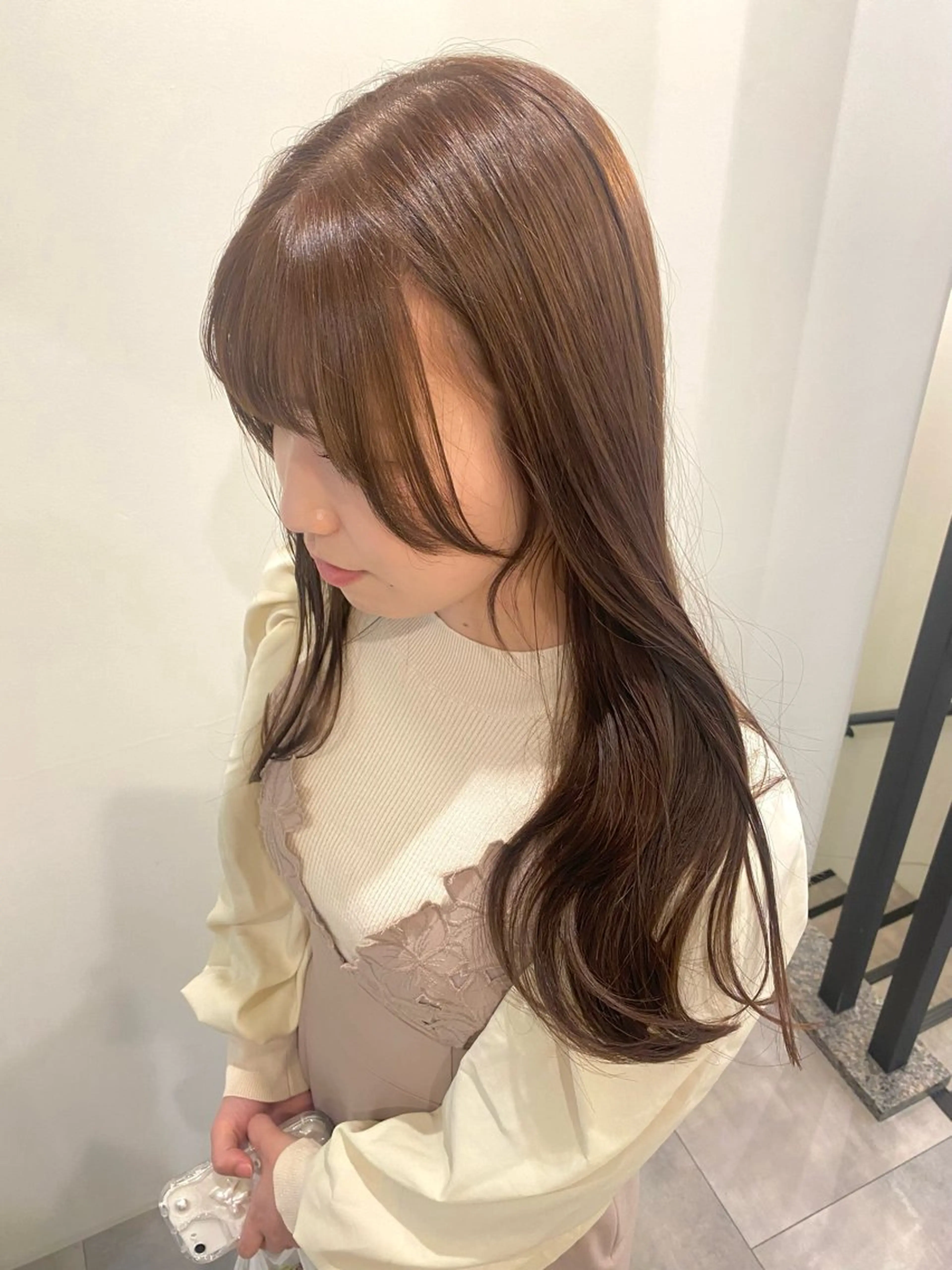 セミロング カラー カット ヘアカラー トリートメント 🍑 モモカ🍑のヘアスタイル