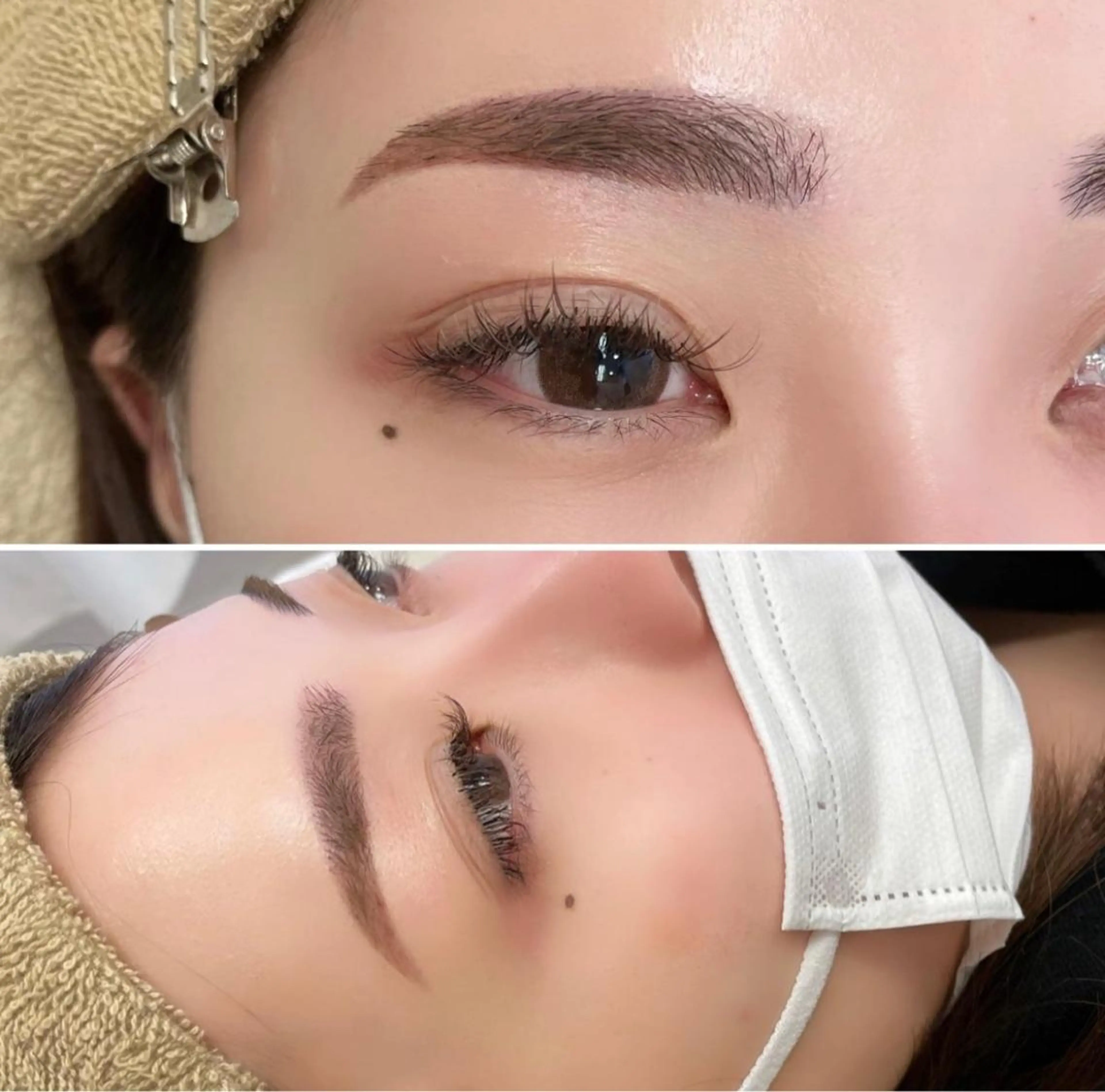 〖土日祝〗美眉アイブロウワックス脱毛💗眉メイク仕上げ付き🪄の写真