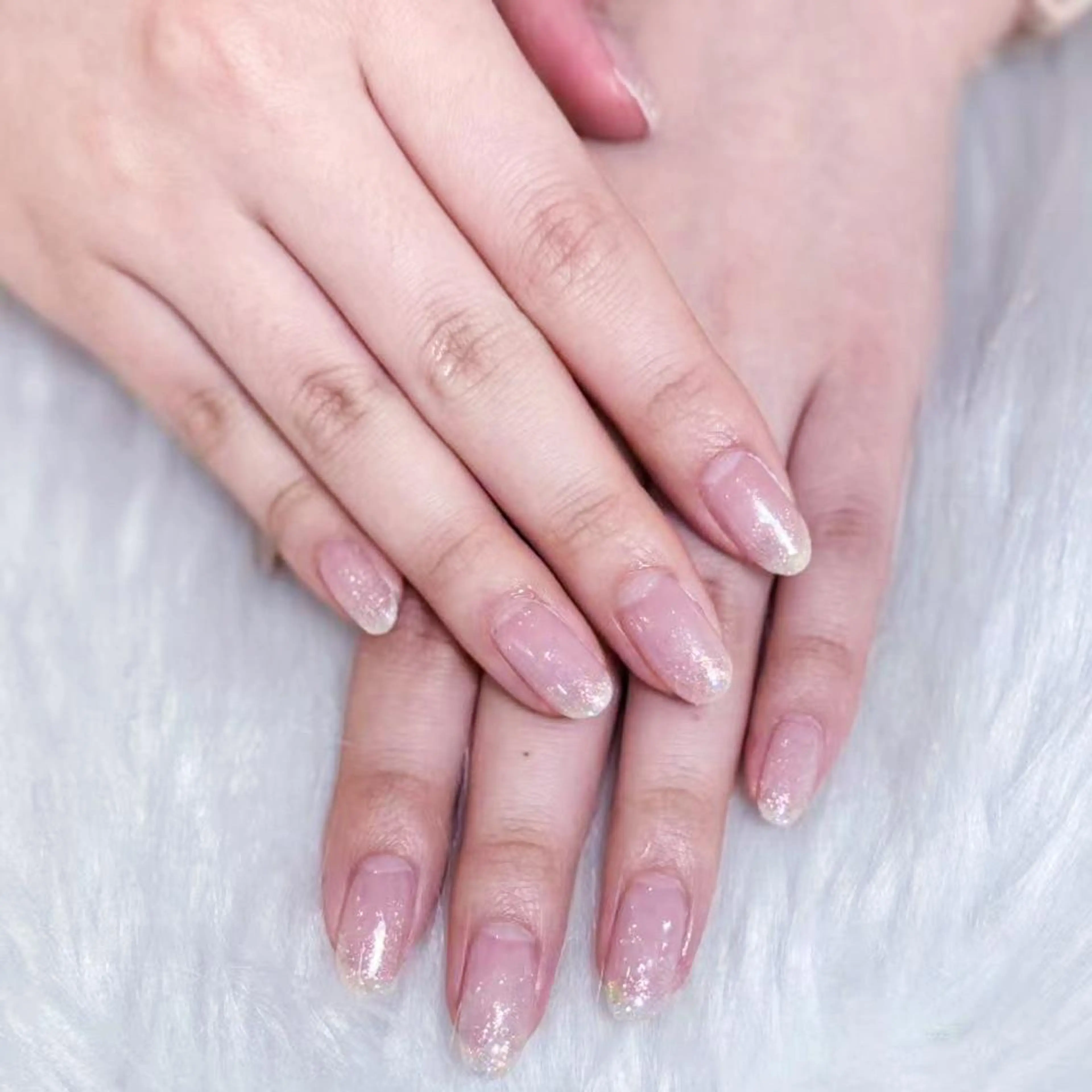 ネイル アートネイル オーロラネイル ガーリー キラキラネイル 韓国ネイル ハンドネイル DIANMOND NAIL🌸のネイルデザイン