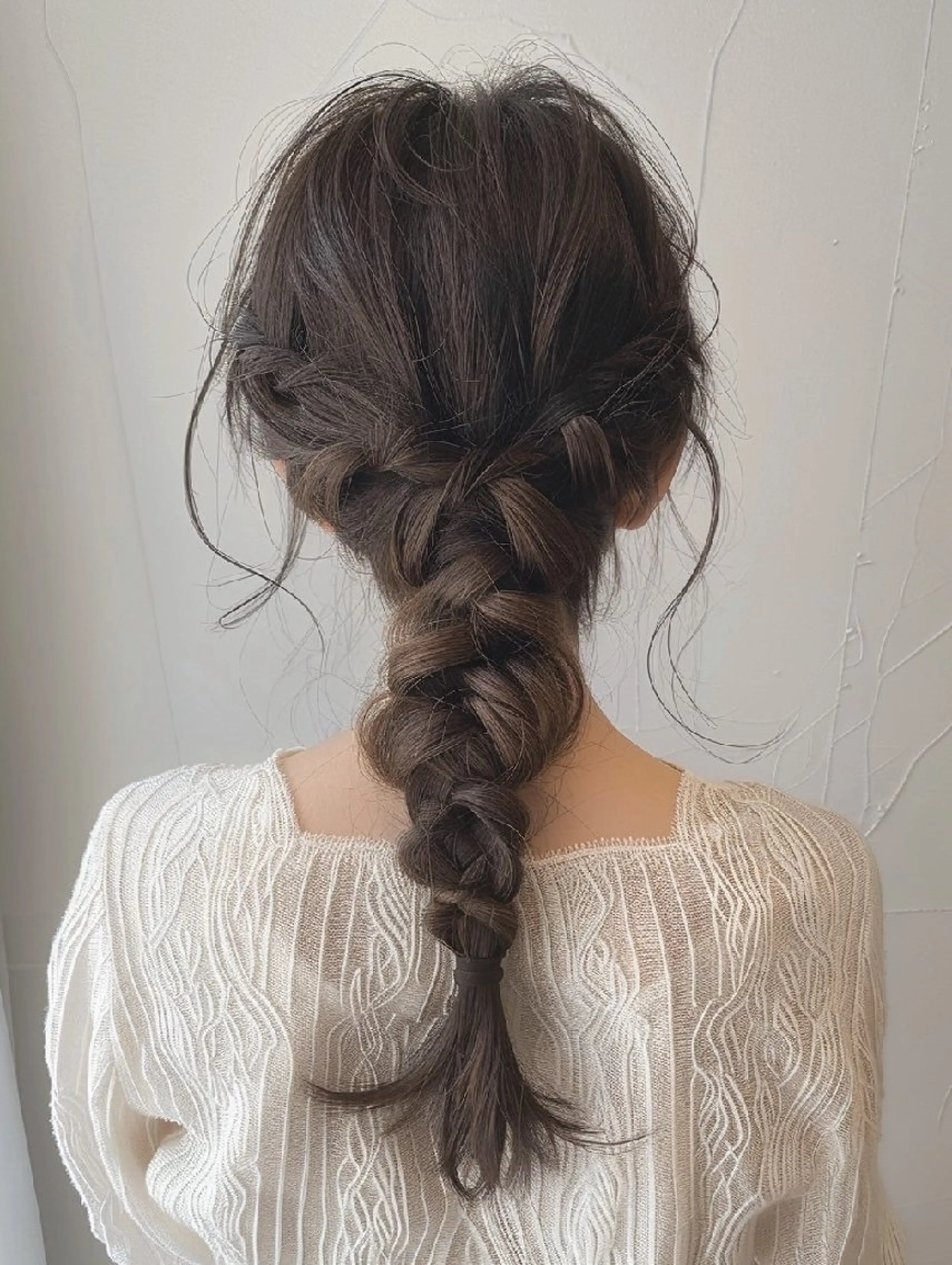 ヘアアレンジ 束感まつぱ🥑🤍 NATUKI🤍のマツエク・マツパデザイン