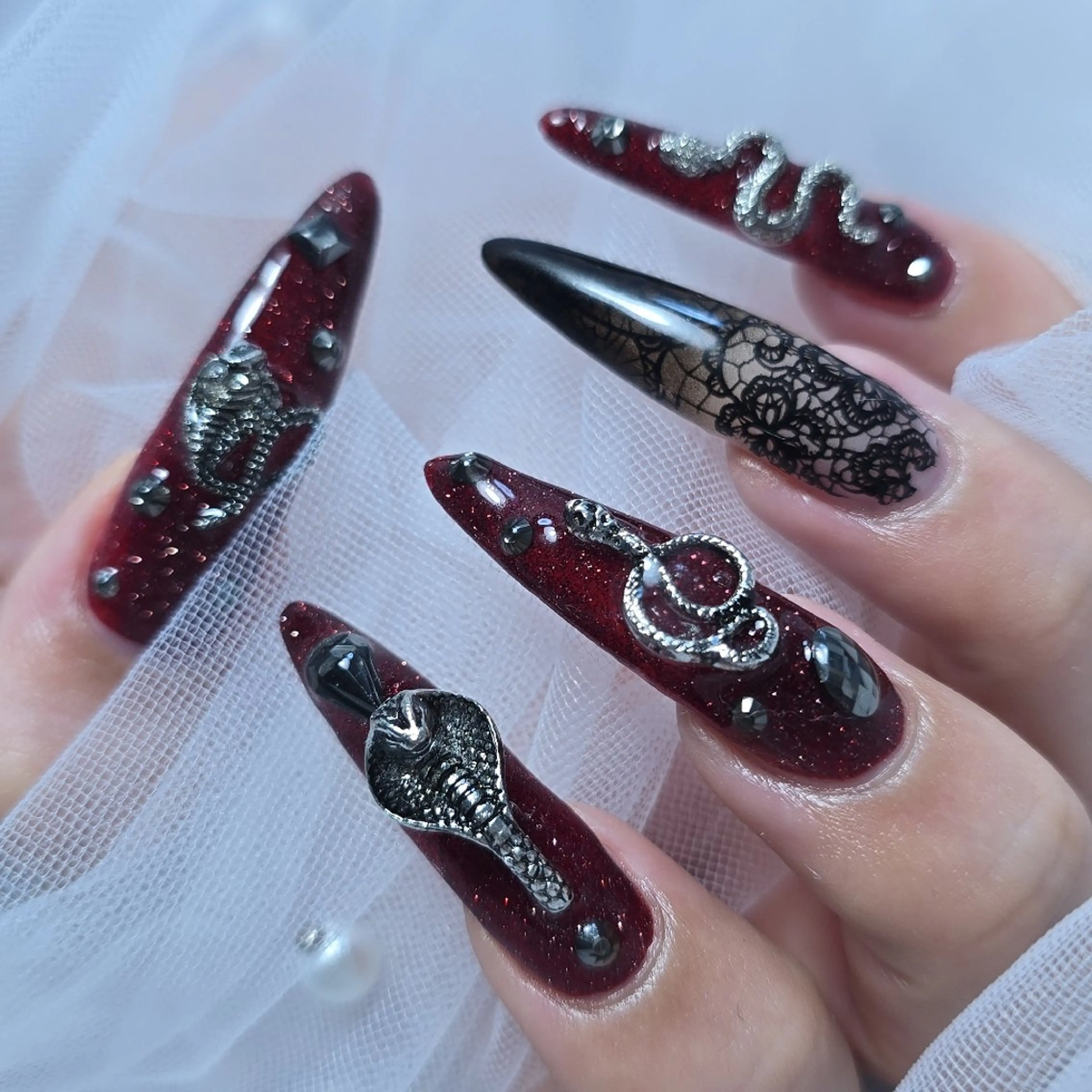 ネイル ワンカラーネイル もるみちゅ nail‪＆ジャグアのネイルデザイン