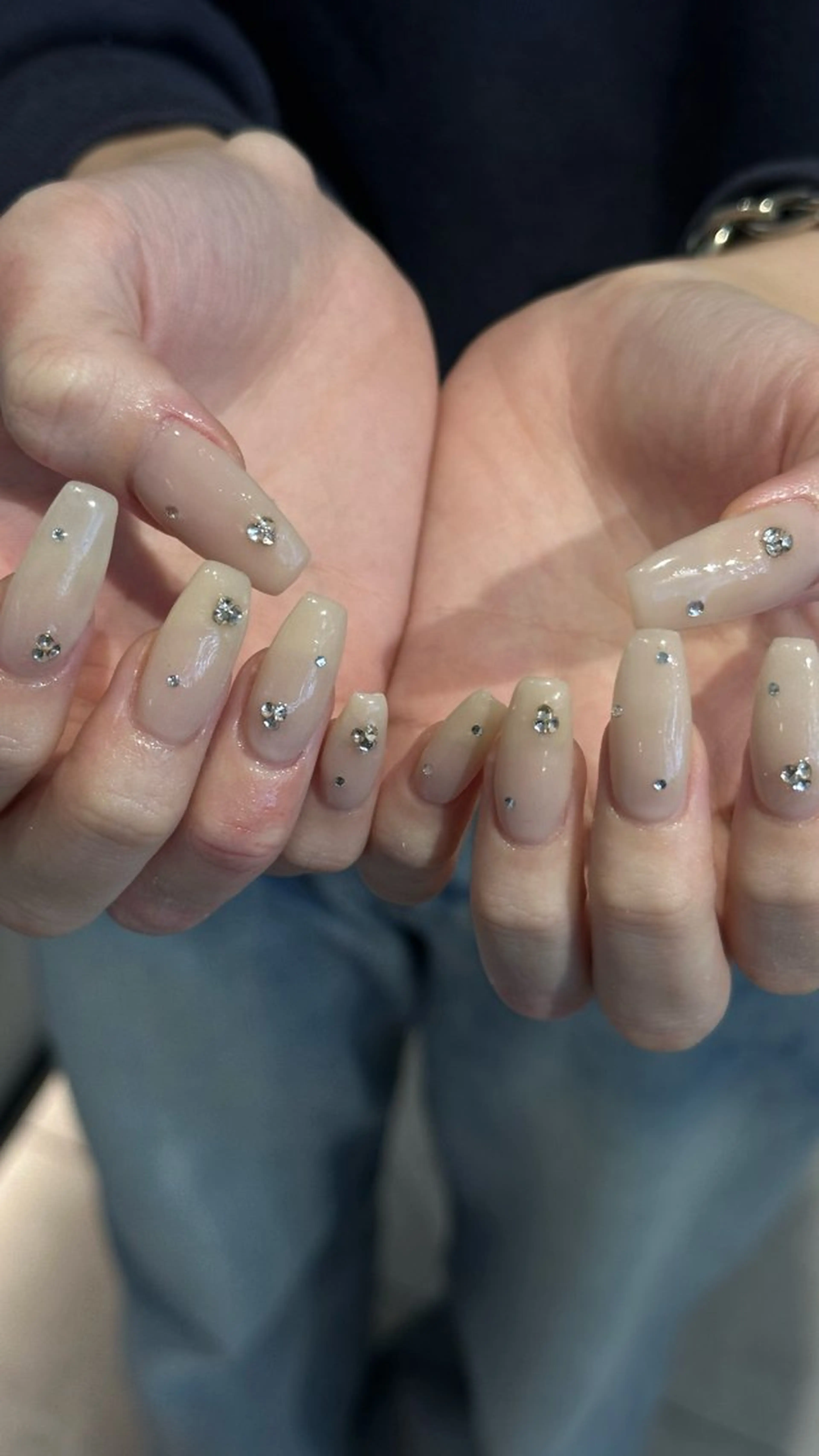 ネイル ハンドネイル 🎀韓国レイヤー特化 🎀ベージュ/ミクのヘアスタイル