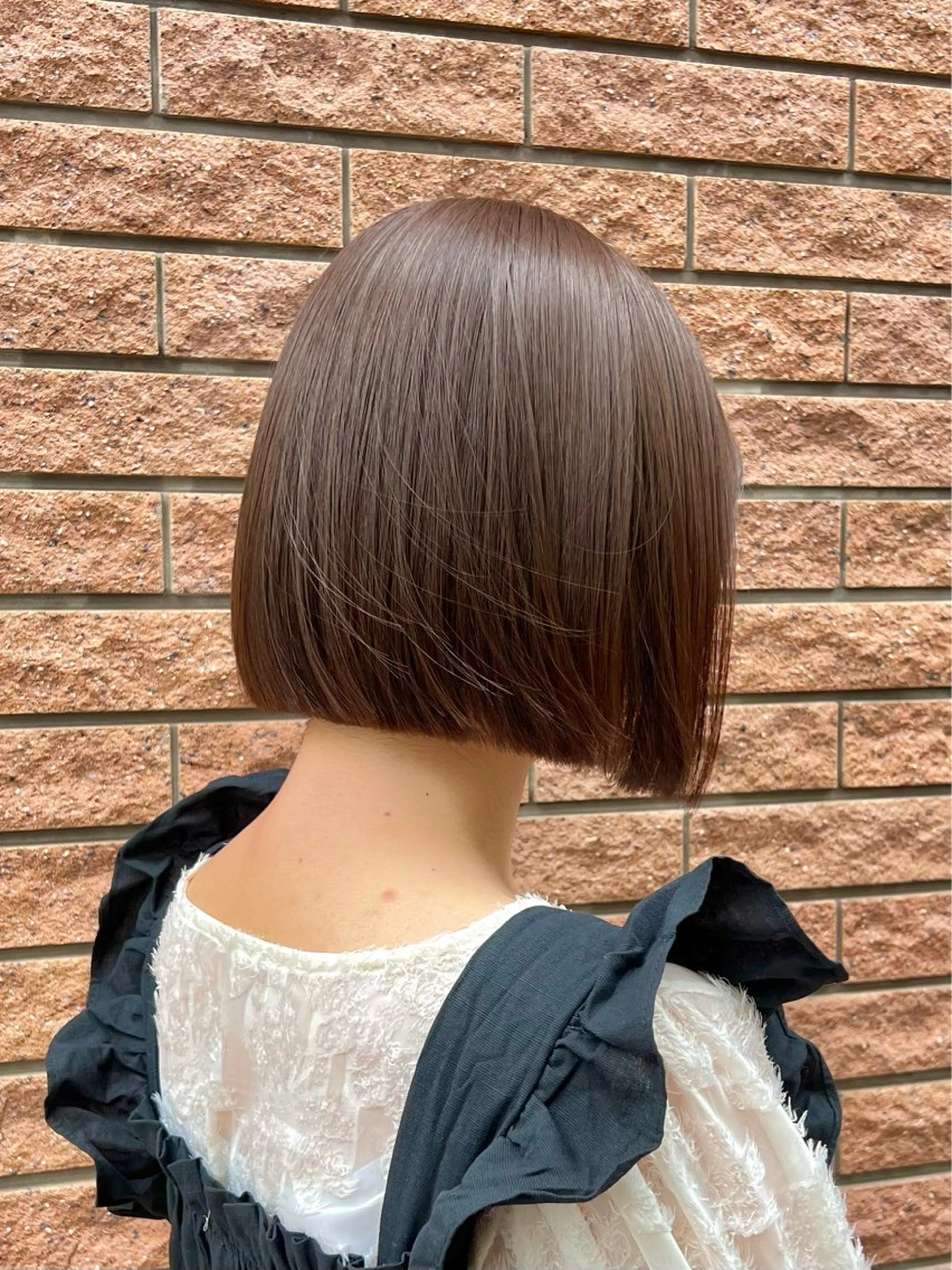 ショート カラー ボブ カット ヘアカラー トリートメント 神戸ボブ✂️ ioe三宮/田 伸佳のヘアスタイル