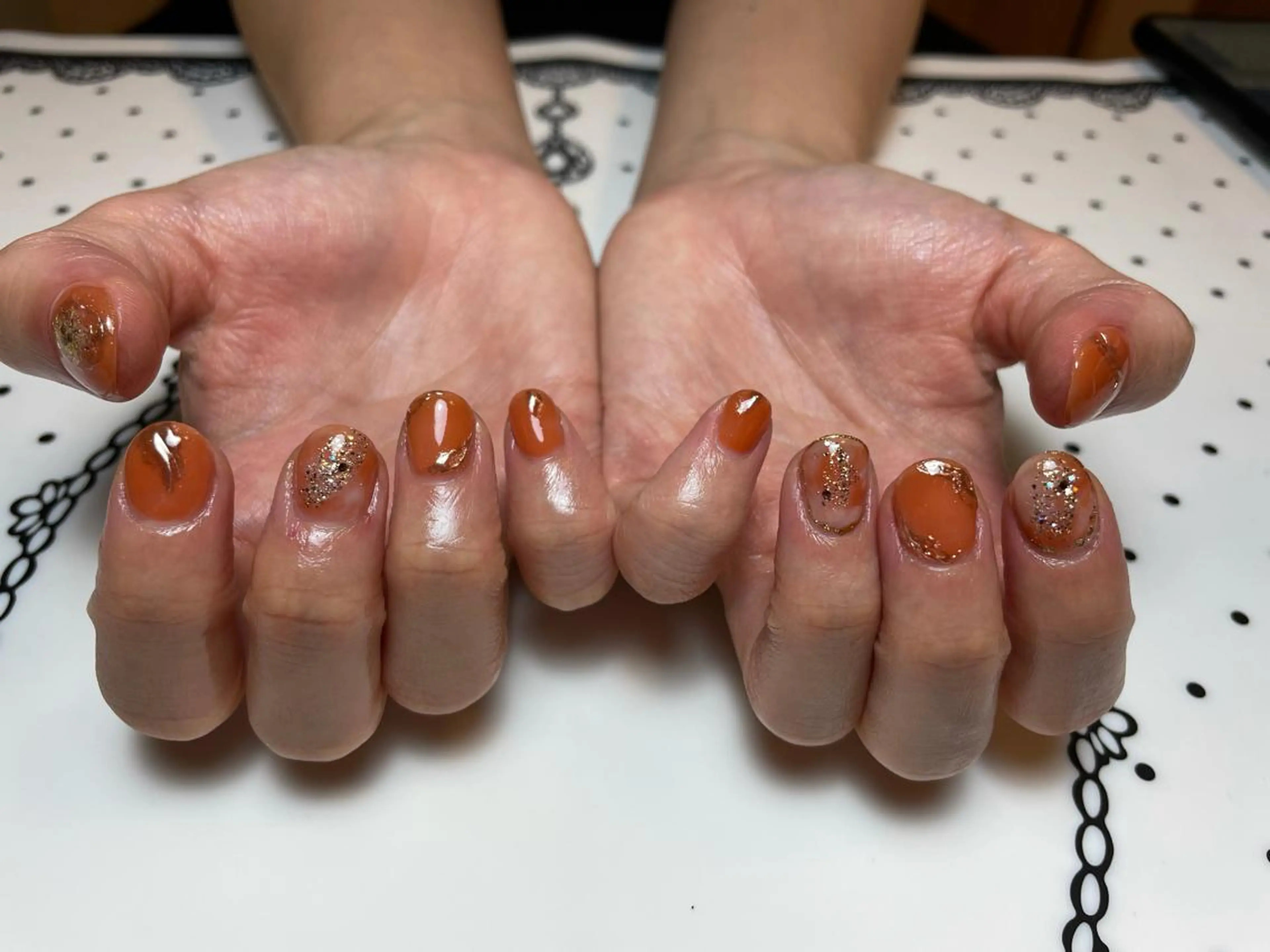 ネイル グリーン ニュアンスネイル ワンカラーネイル 浅野 すみれのネイルデザイン