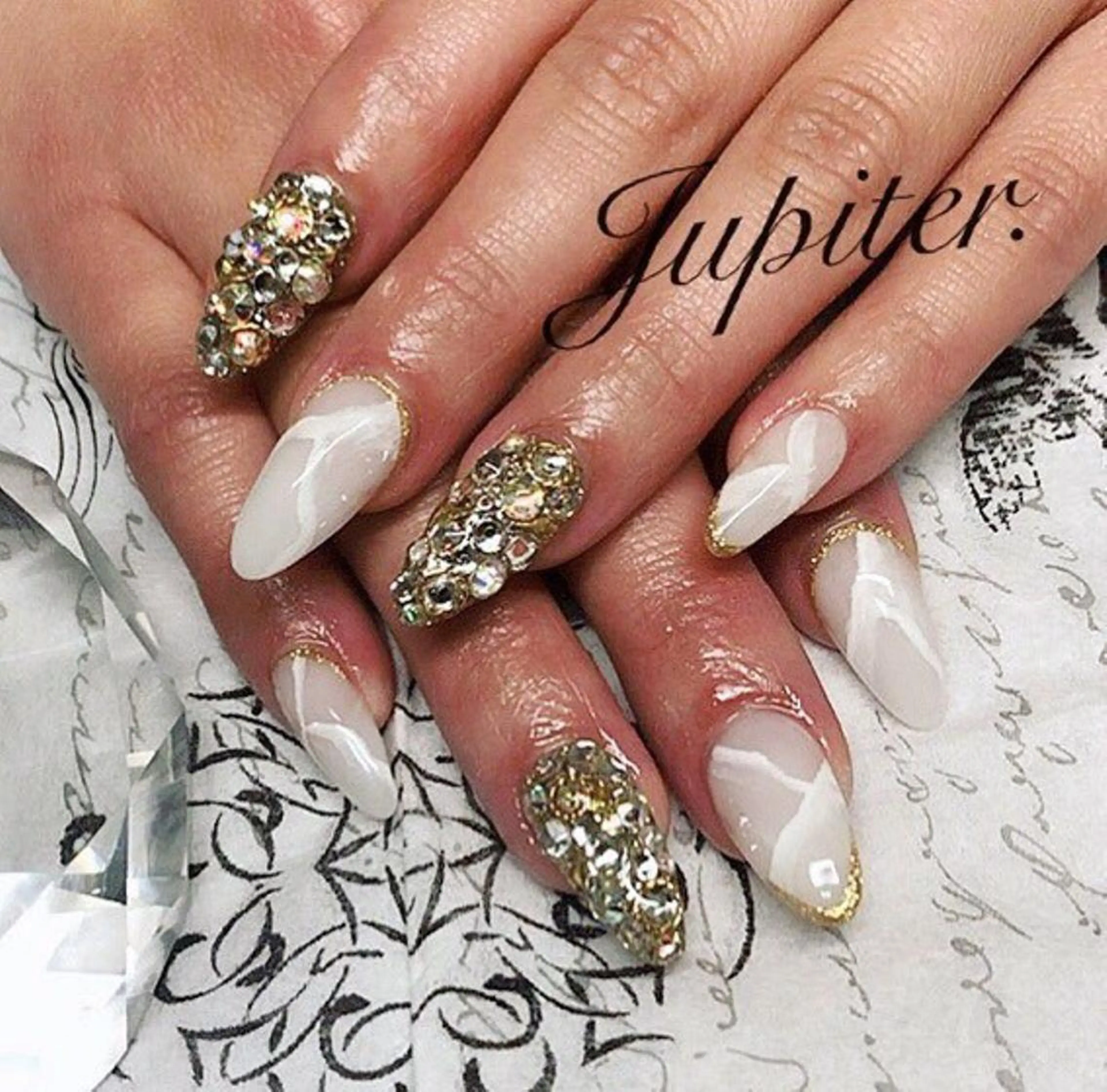 ネイル 大理石ネイル(マーブル) PrivateSalon Jupiter所属・Jupiter .のネイルデザイン