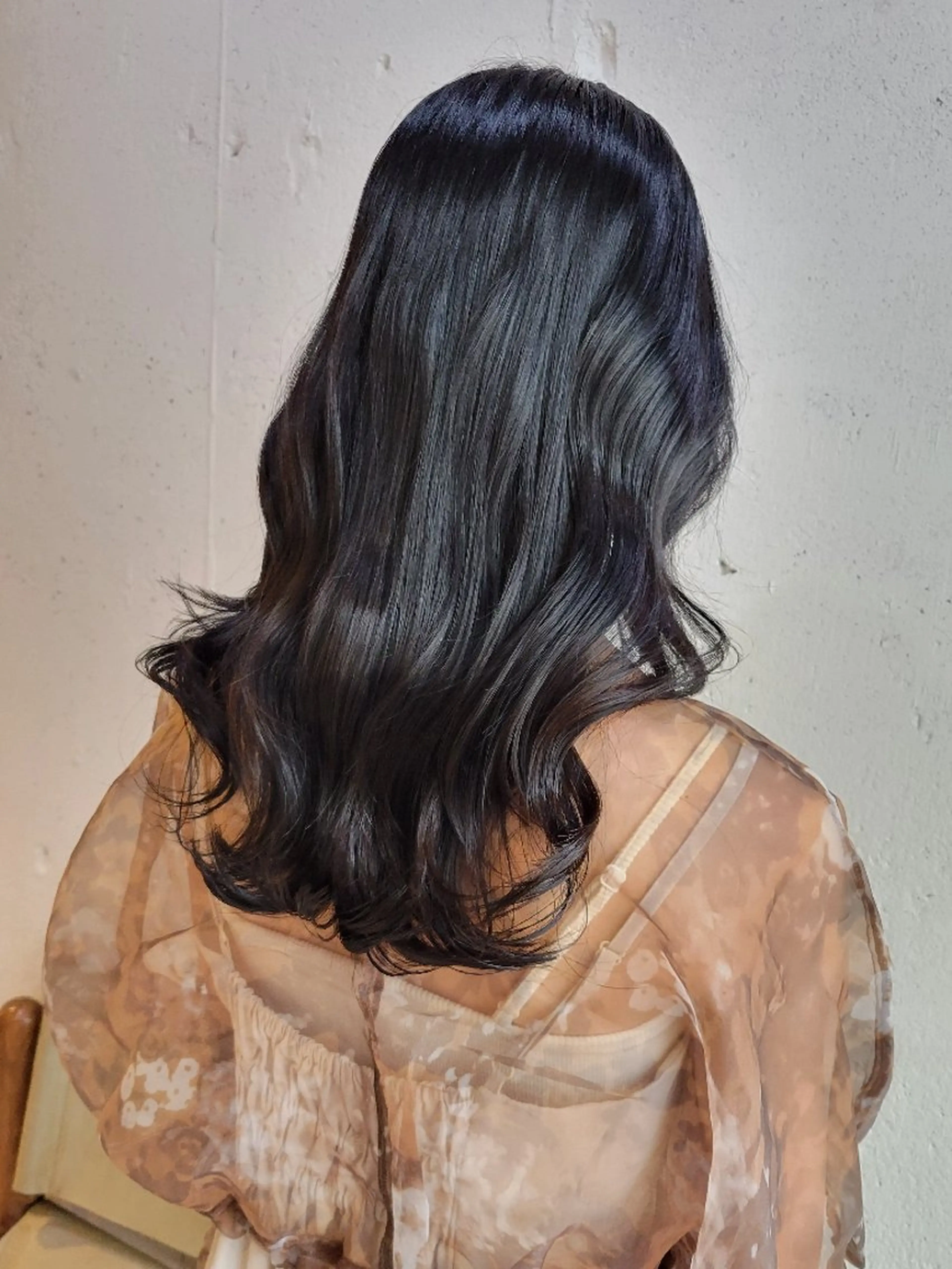 【韓国風艶髪】カット+イルミナカラー+水トリートメント🫧‪の写真