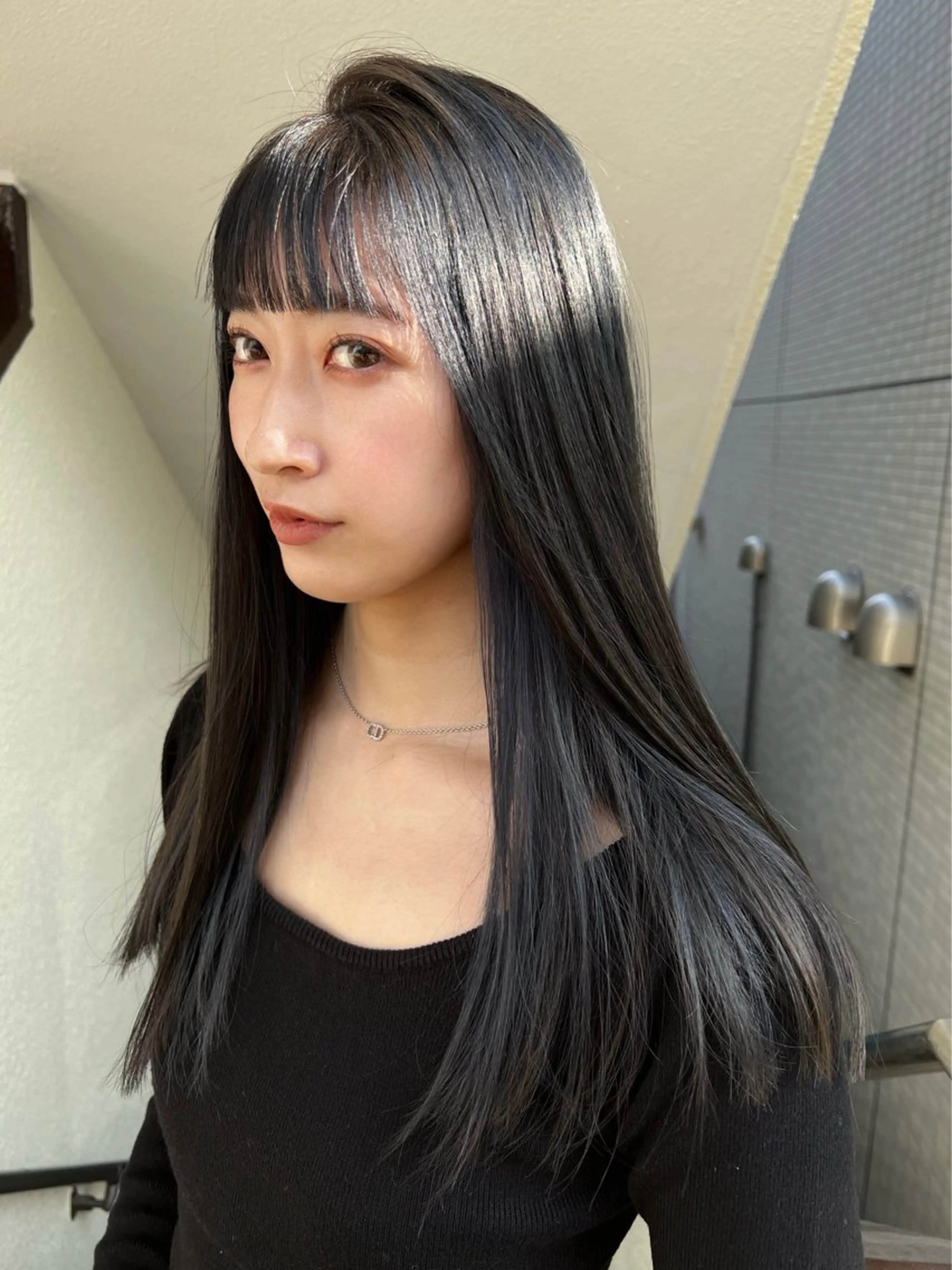ロング まろやか透明感カラー ♡MANAのヘアスタイル