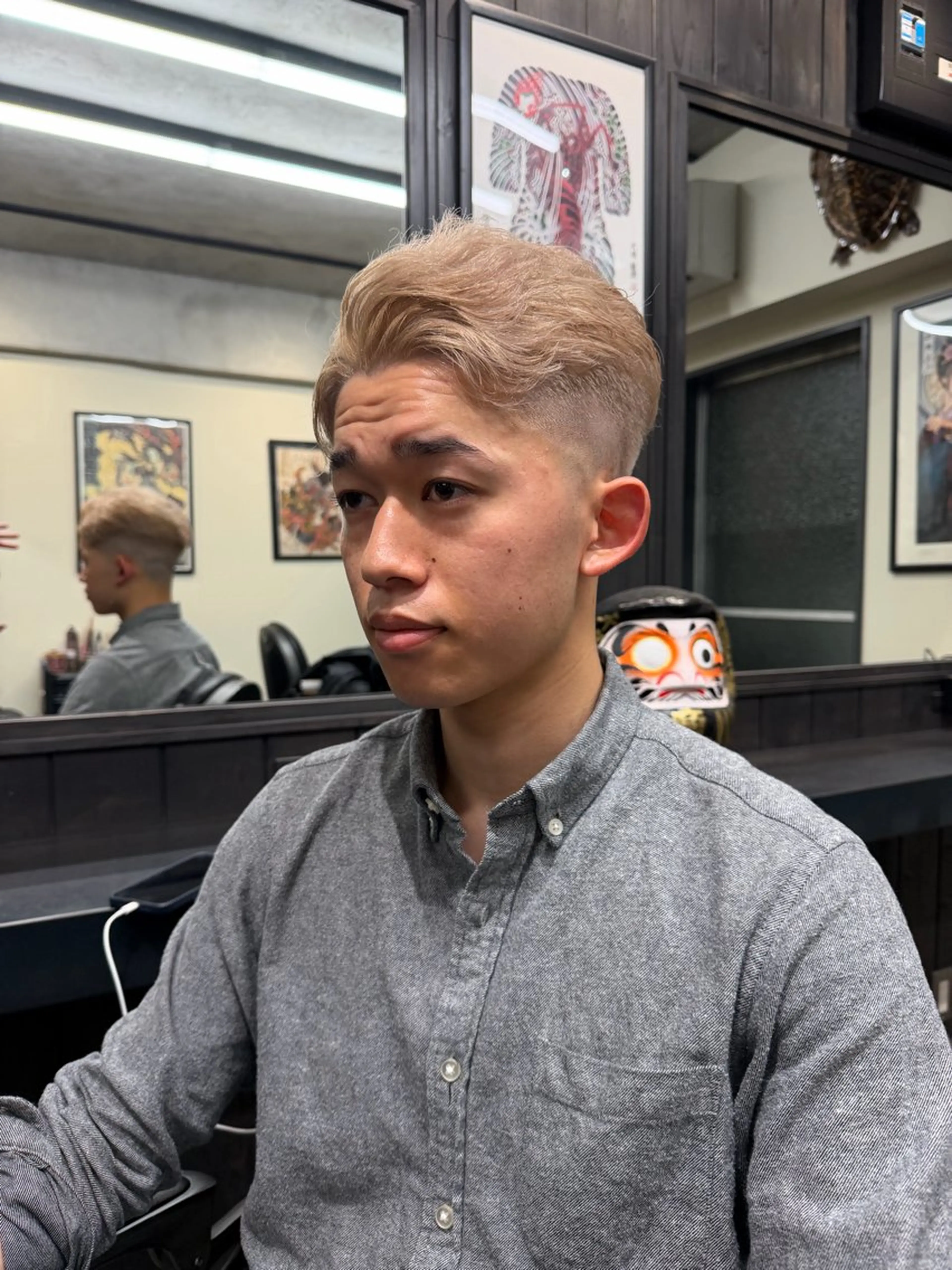 ショート カラー メンズ カット ヘアカラー 💈メンズ/パーマ 💈中目黒/谷のヘアスタイル