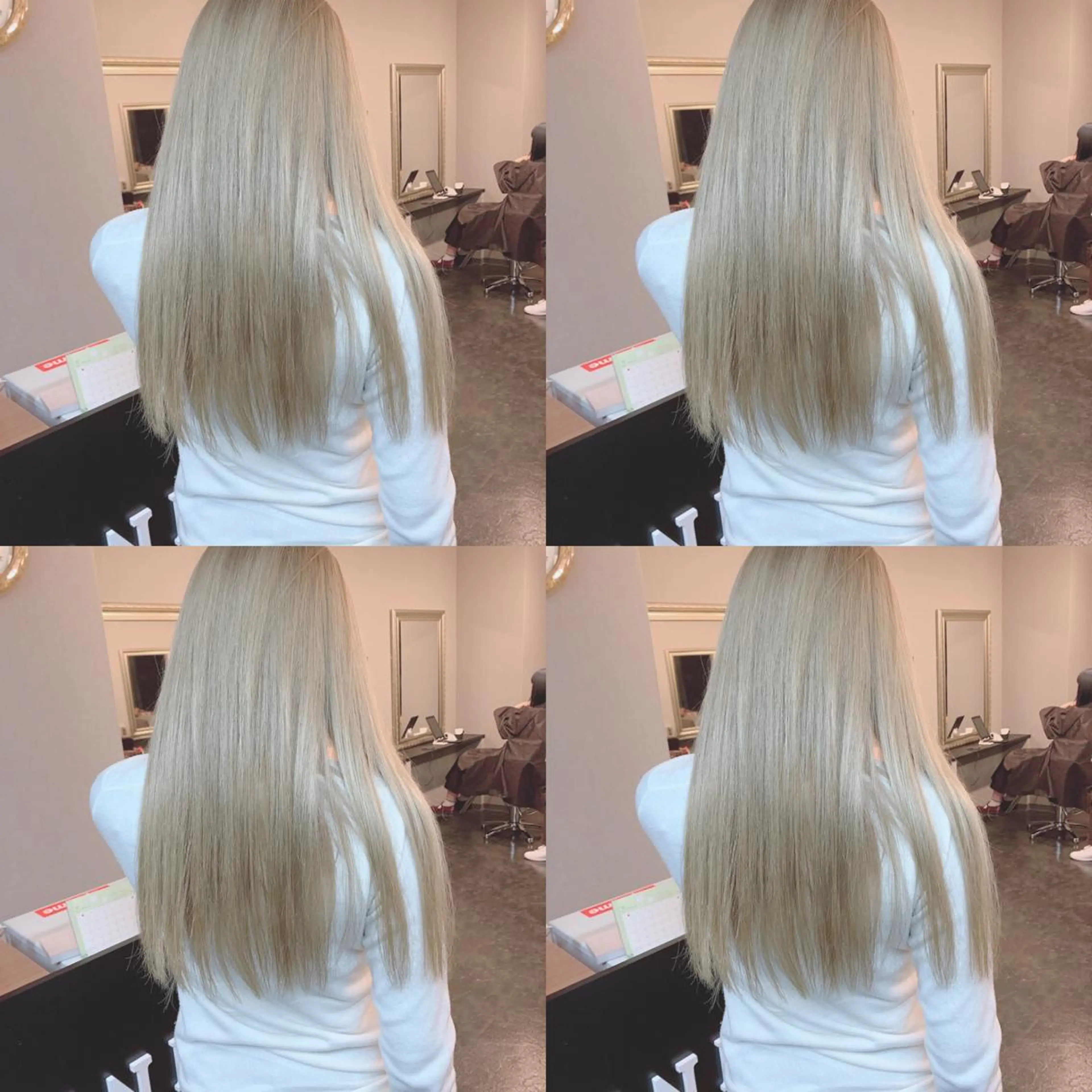 ロング ヘアカラー トリートメント Selene hair OSAKAのヘアスタイル