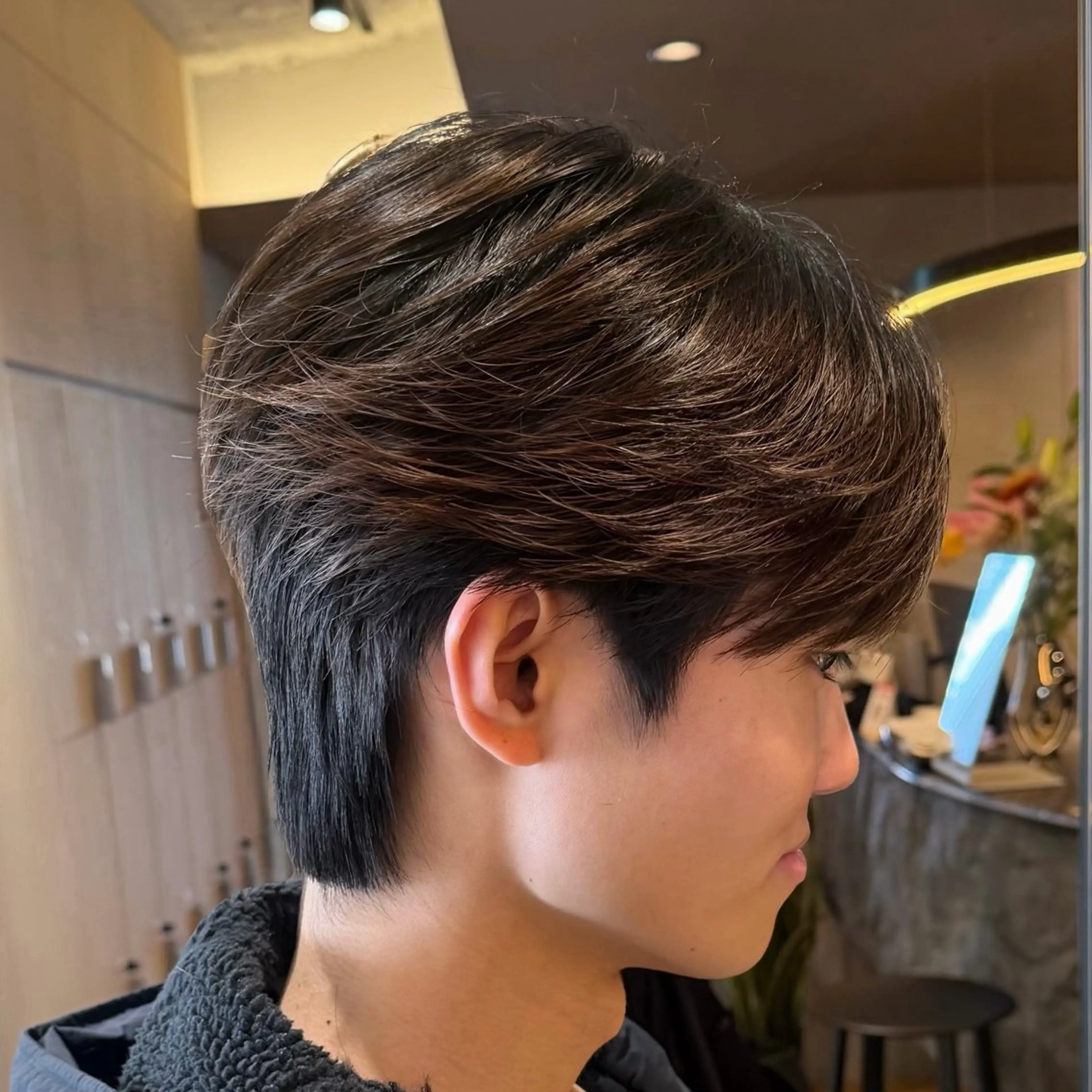 メンズ メンズ韓国風 カット パーマ オイルだけでも決まる 【メンズ特化】千原のヘアスタイル