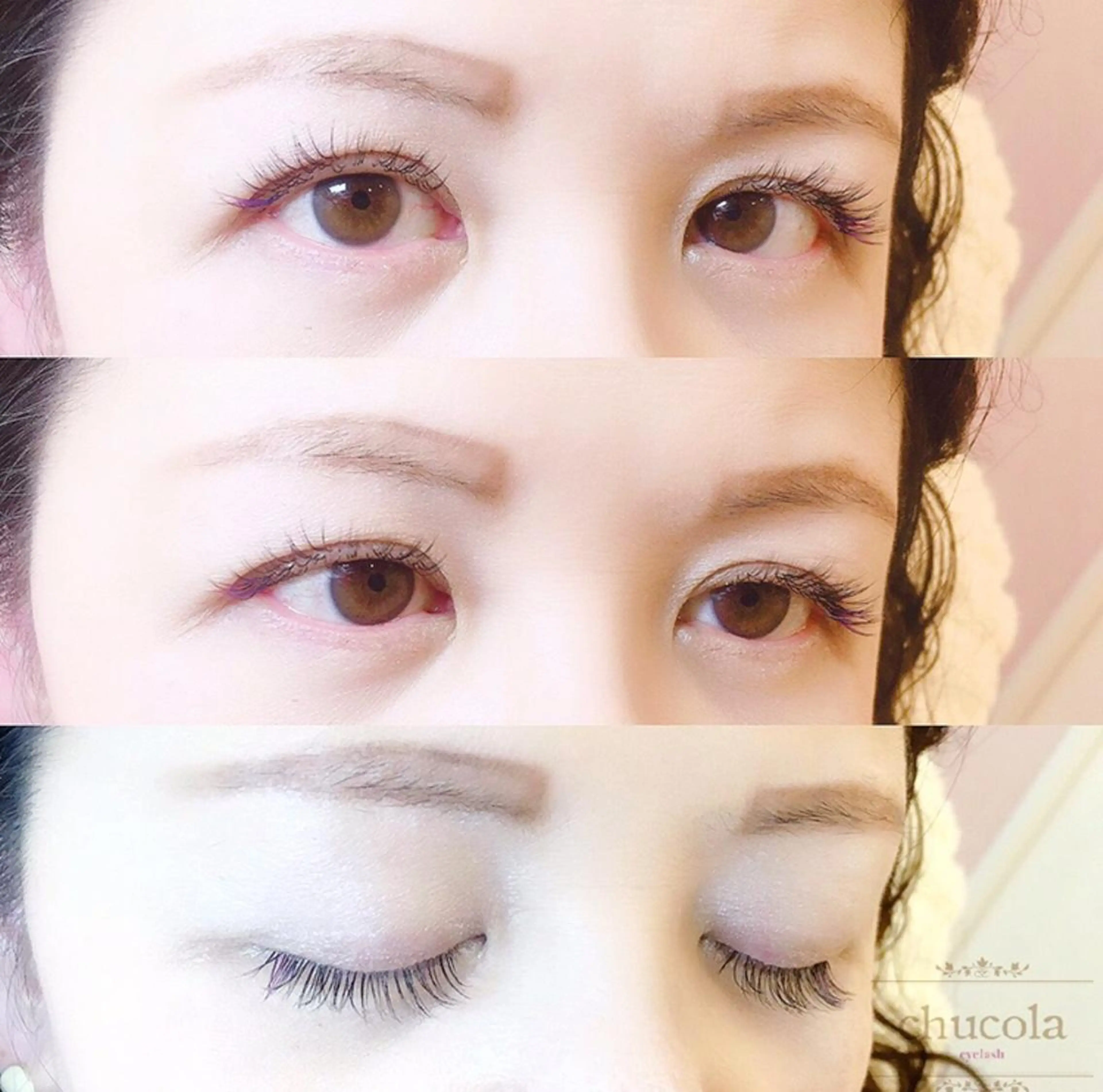 マツエク・マツパ Jカール セーブル ボリュームラッシュ chucola *のマツエク・マツパデザイン